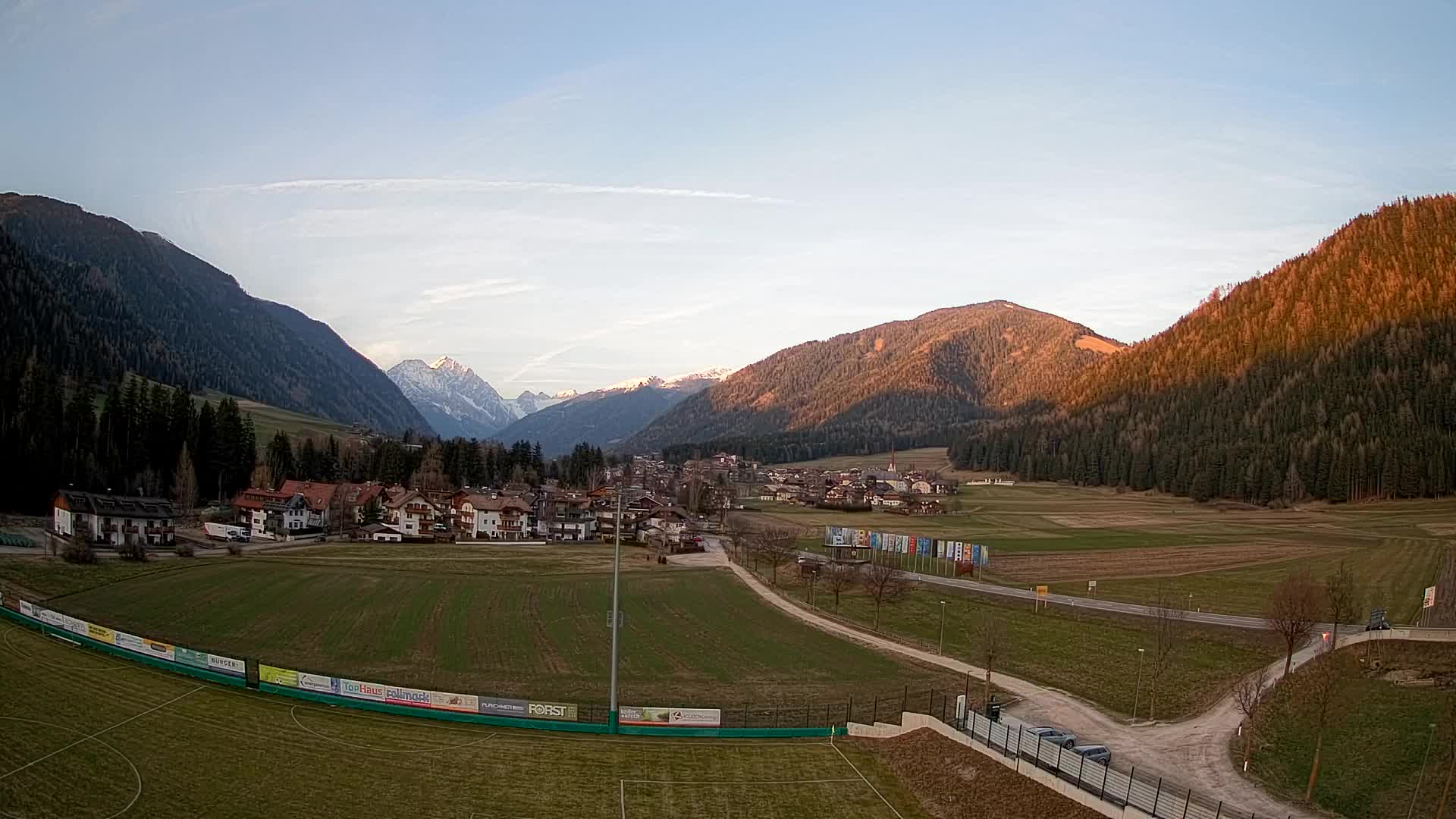 Webcam Niederrasen / Kronplatz – Vista en directo desde el Valle de Anterselva