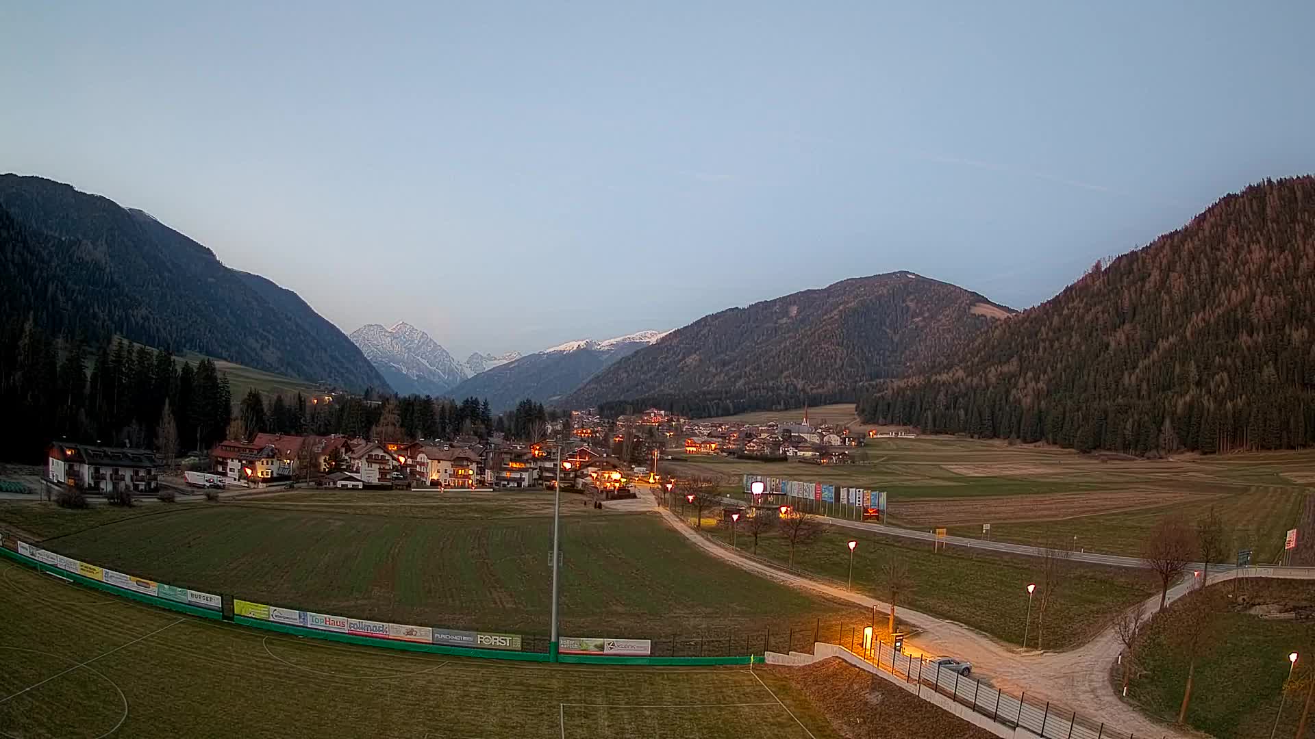 Webcam Niederrasen / Kronplatz – Vista en directo desde el Valle de Anterselva