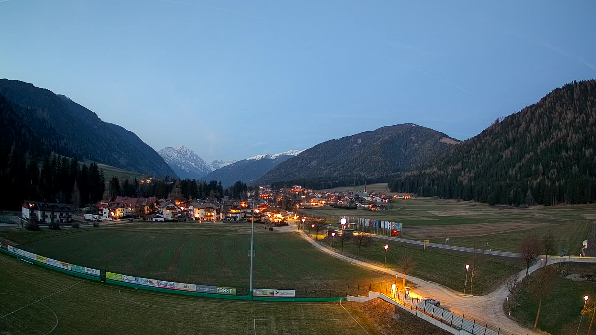 Webcam Niederrasen / Kronplatz – Vista en directo desde el Valle de Anterselva