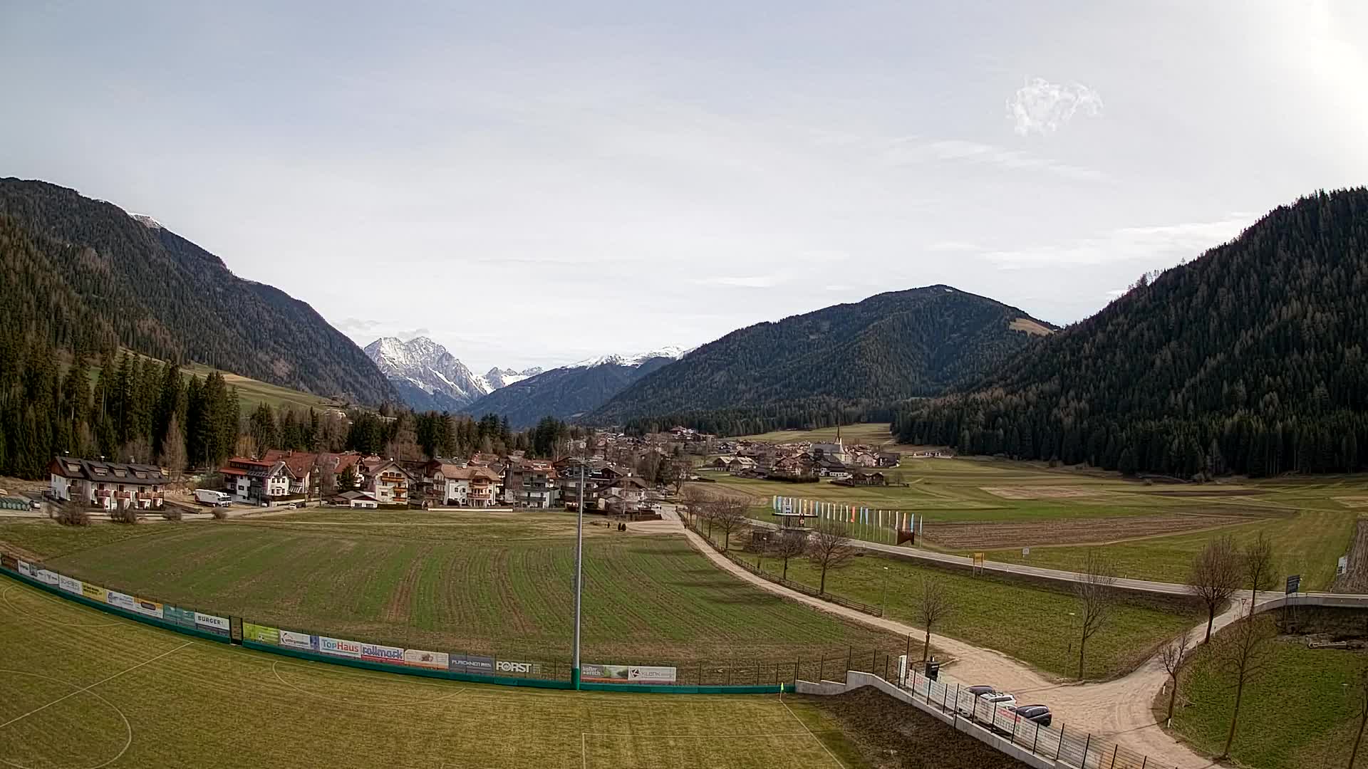 Webcam Niederrasen / Kronplatz – Vista en directo desde el Valle de Anterselva