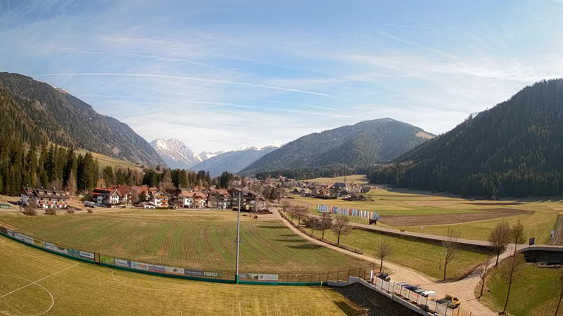 Webcam Niederrasen / Kronplatz – Vista en directo desde el Valle de Anterselva