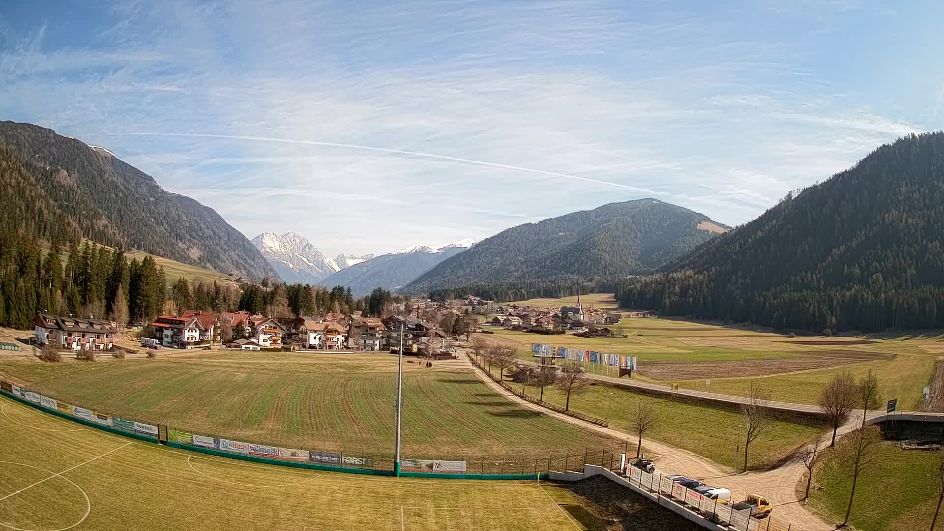Webcam Niederrasen / Kronplatz – Vista en directo desde el Valle de Anterselva