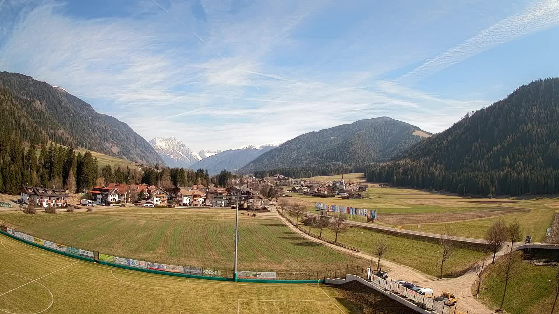 Webcam Niederrasen / Kronplatz – Vista en directo desde el Valle de Anterselva