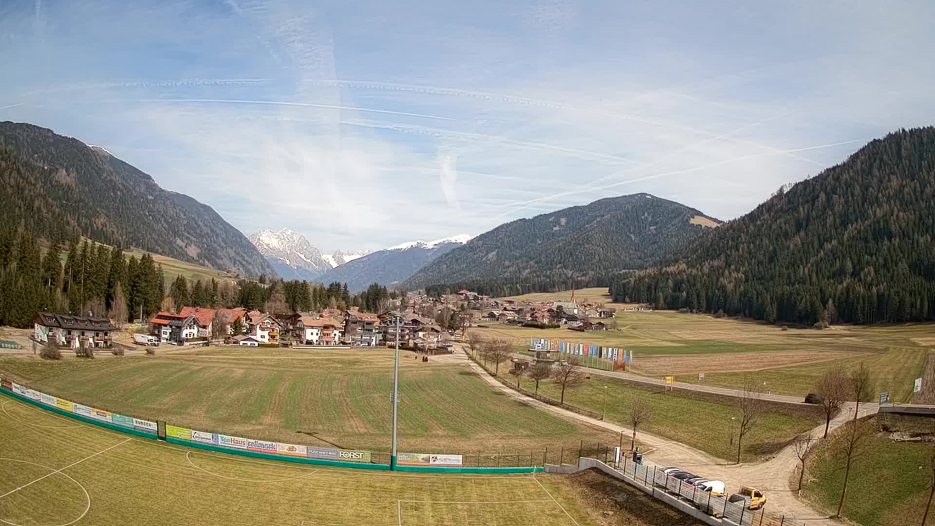 Webcam Niederrasen / Kronplatz – Vista en directo desde el Valle de Anterselva