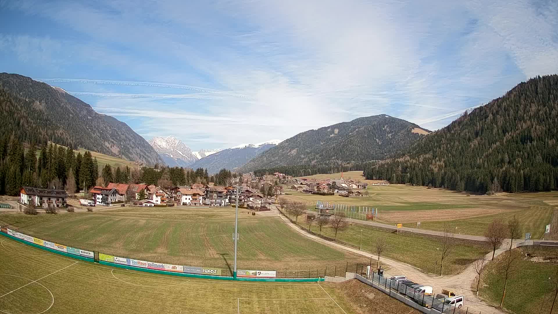 Webcam Niederrasen / Kronplatz – Vista en directo desde el Valle de Anterselva