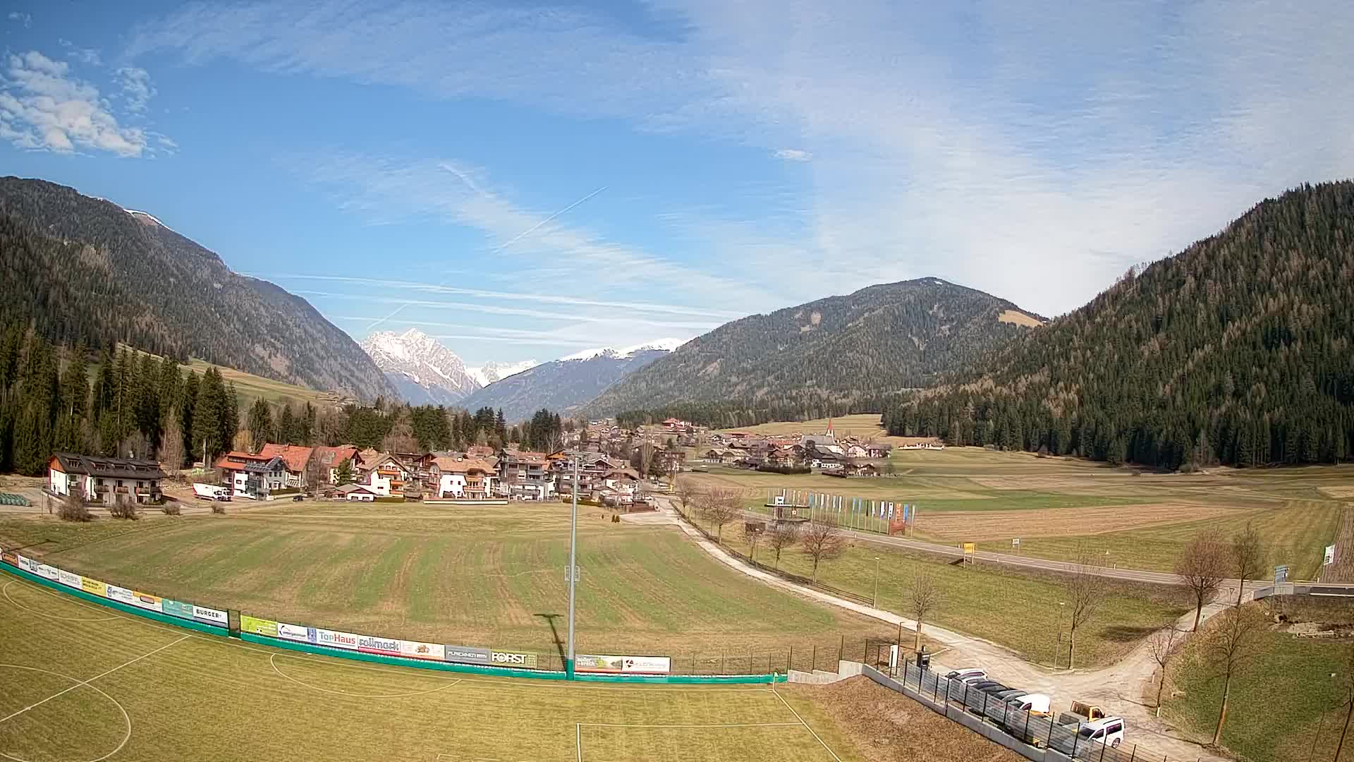 Webcam Niederrasen / Kronplatz – Vista en directo desde el Valle de Anterselva