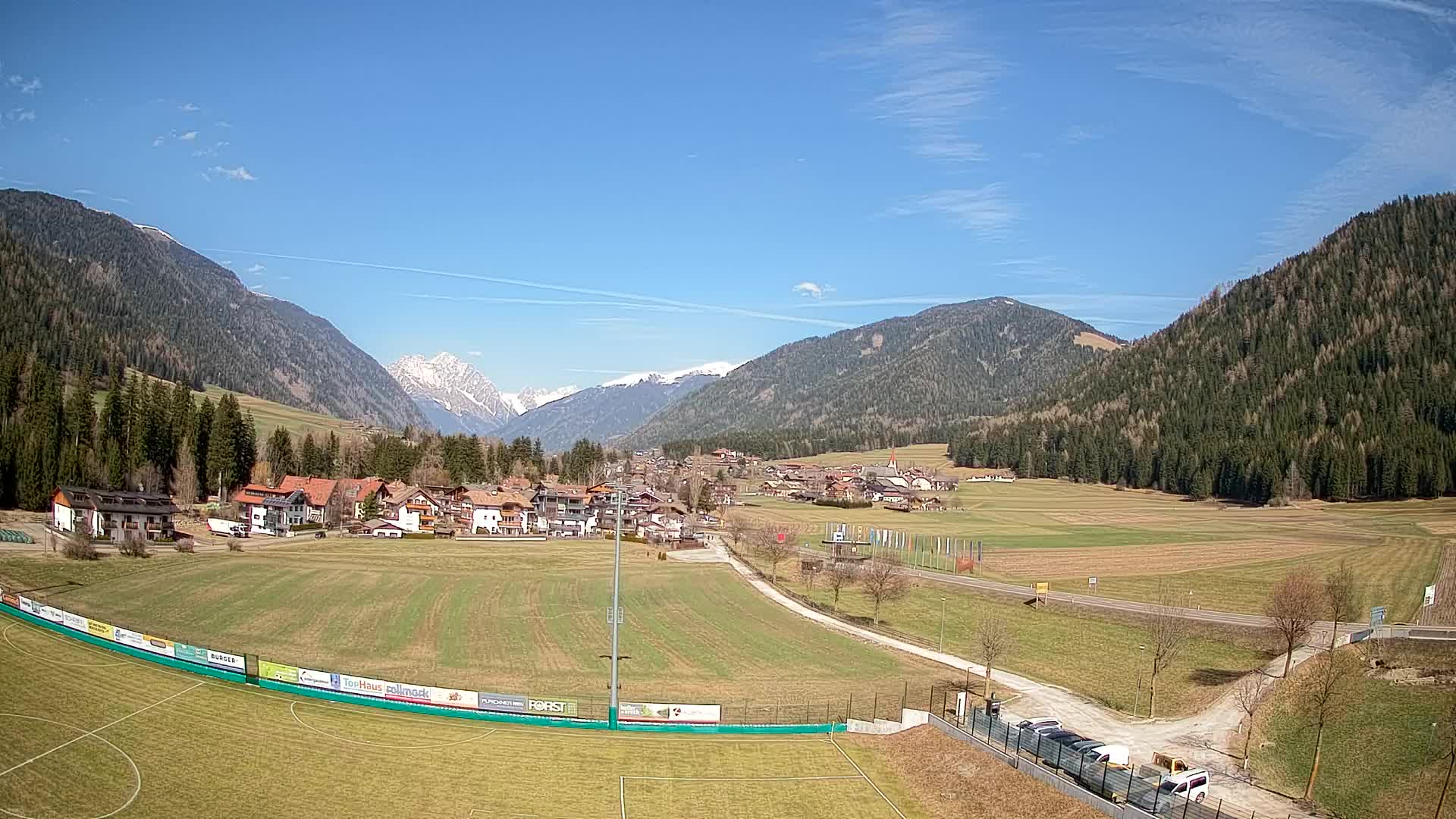 Webcam Niederrasen / Kronplatz – Vista en directo desde el Valle de Anterselva