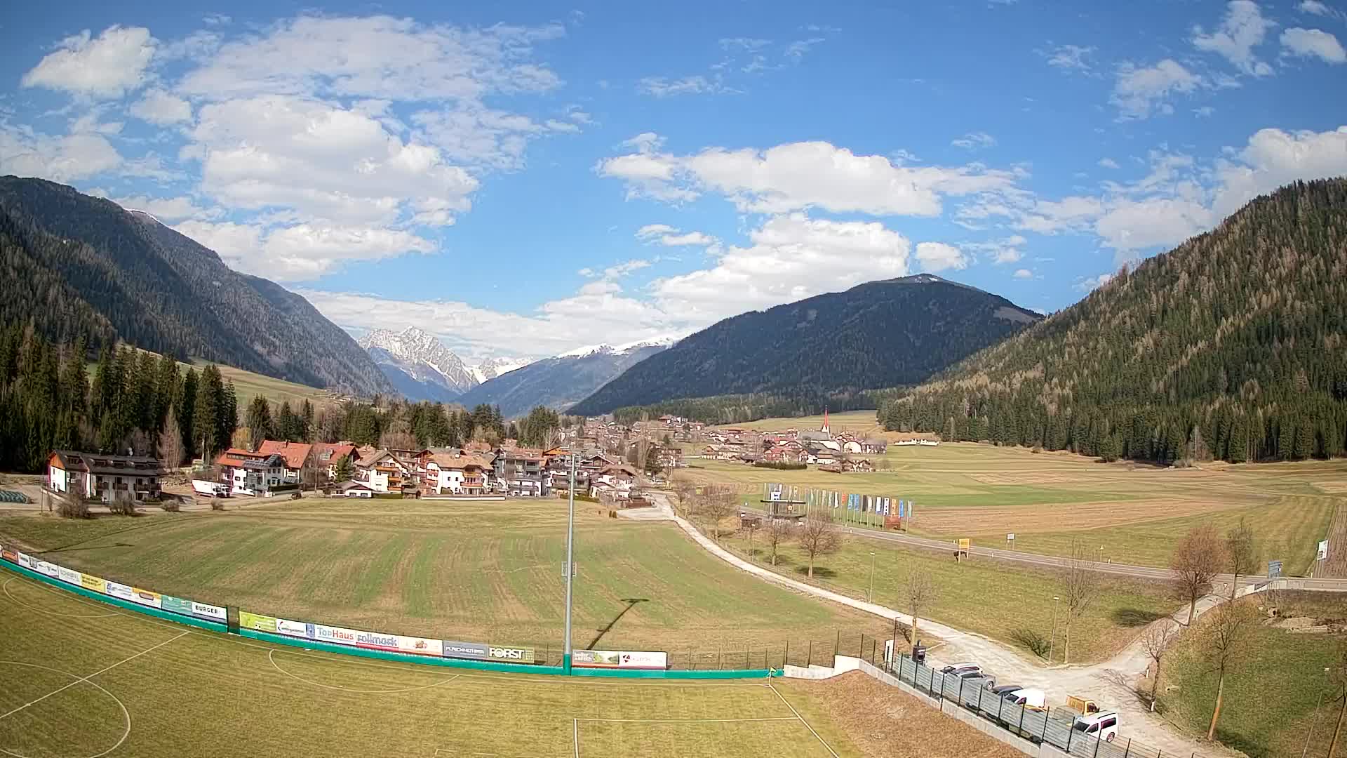 Webcam Niederrasen / Kronplatz – Vista en directo desde el Valle de Anterselva