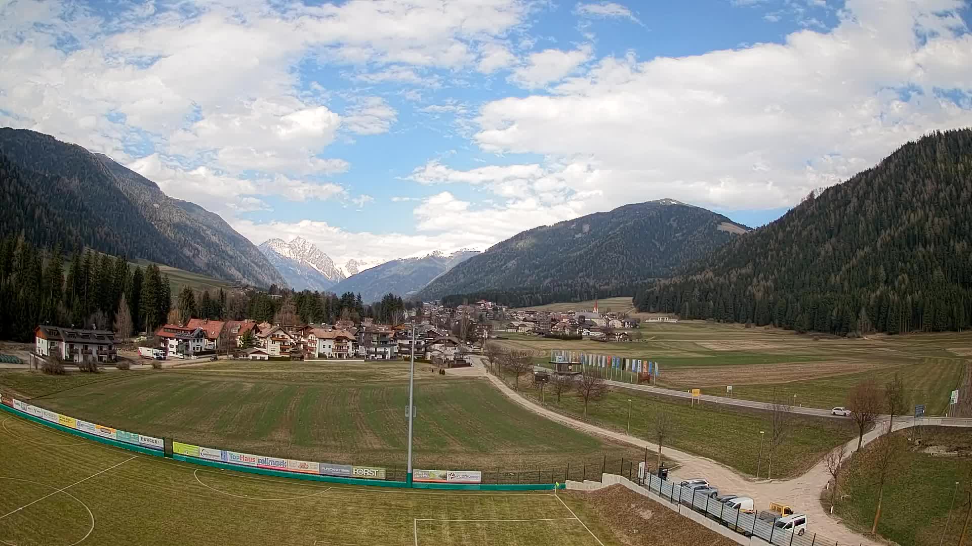 Webcam Niederrasen / Kronplatz – Vista en directo desde el Valle de Anterselva