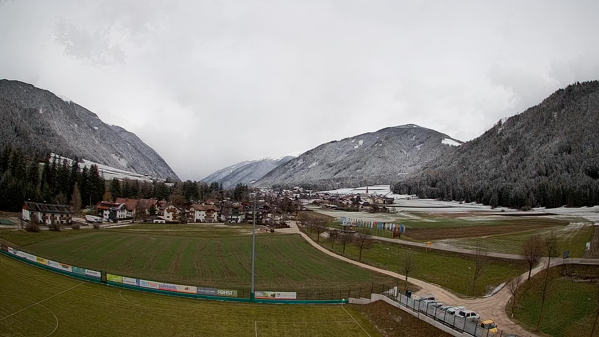 Webcam Niederrasen / Kronplatz – Vista en directo desde el Valle de Anterselva