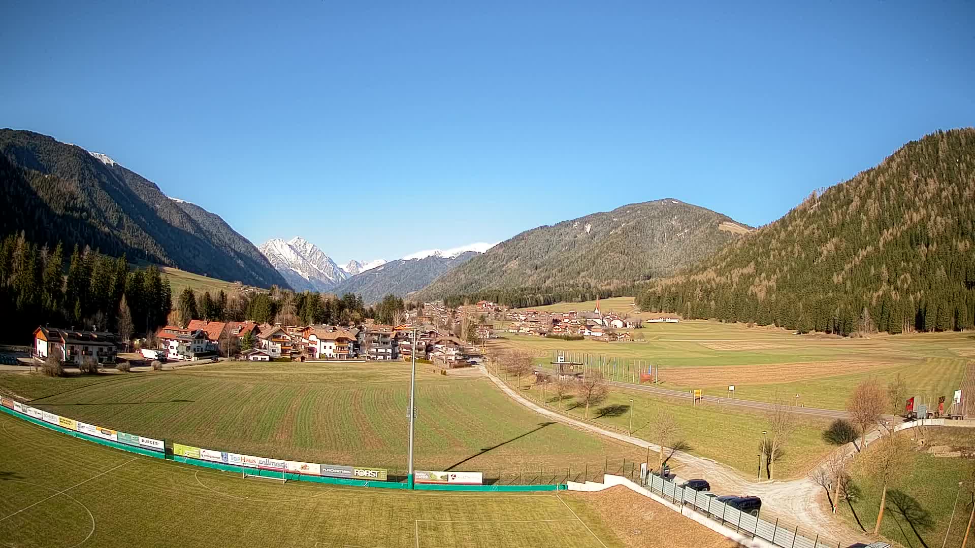 Webcam Niederrasen / Kronplatz – Vista en directo desde el Valle de Anterselva