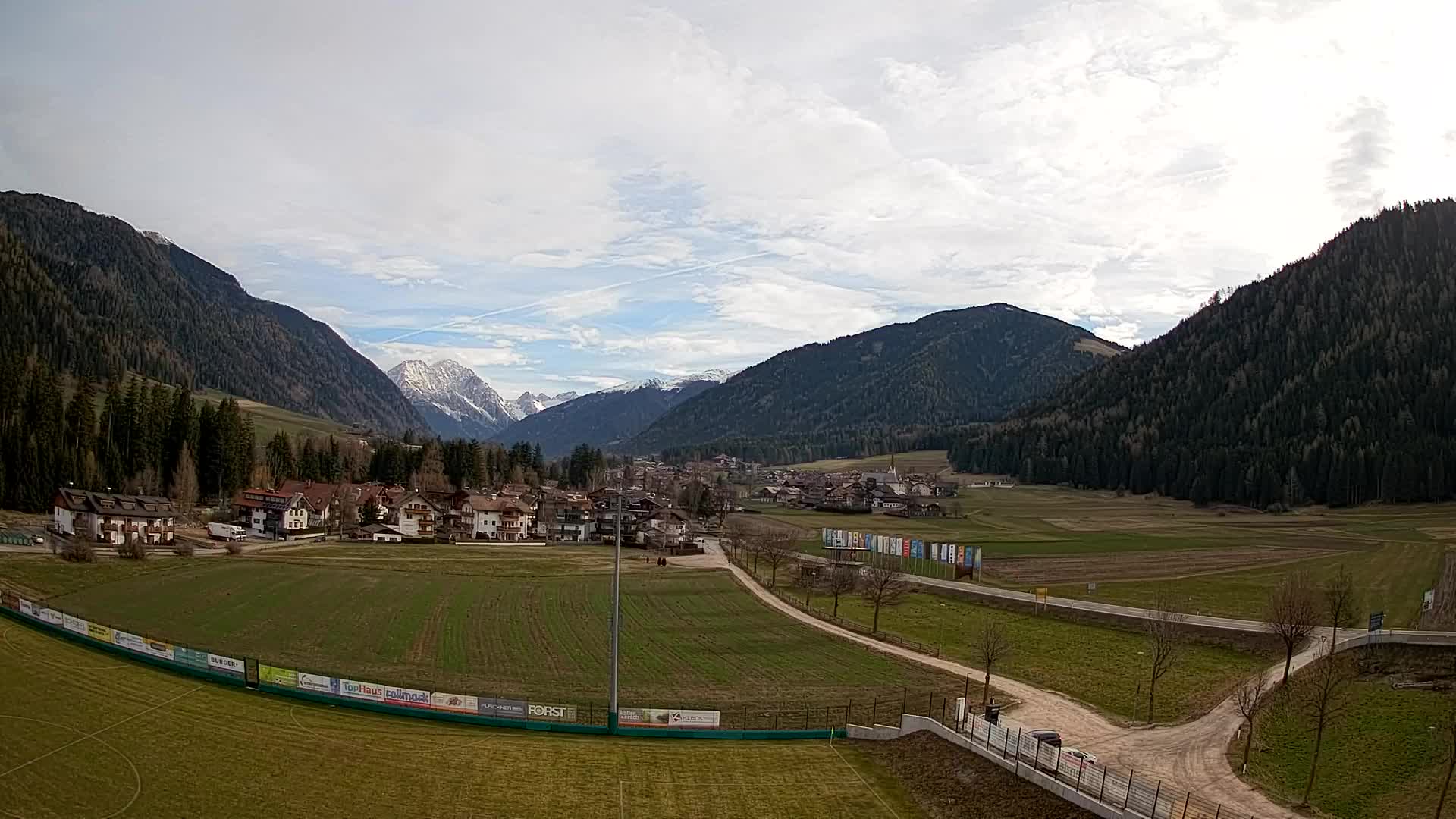 Webcam Niederrasen / Kronplatz – Vista en directo desde el Valle de Anterselva