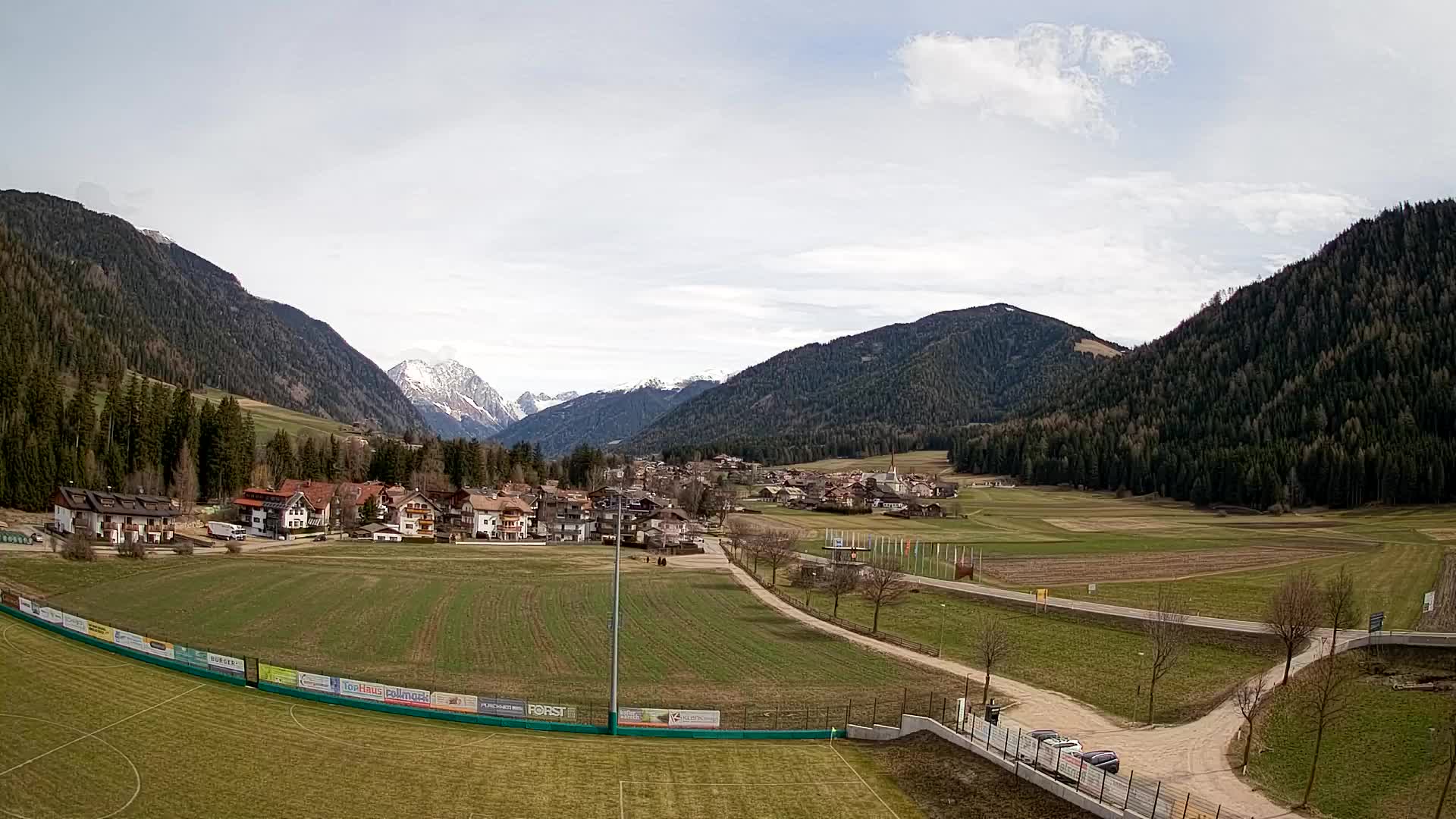 Webcam Niederrasen / Kronplatz – Vista en directo desde el Valle de Anterselva