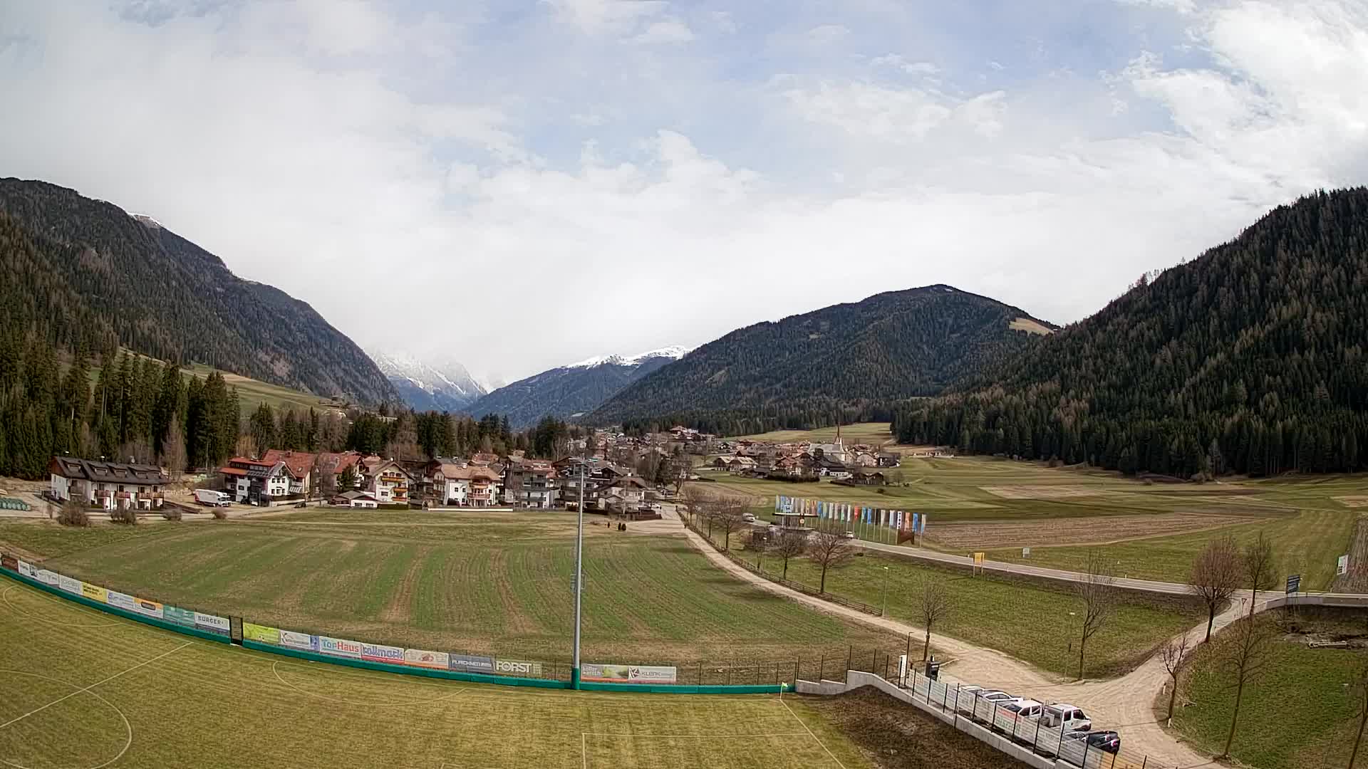Webcam Niederrasen / Kronplatz – Vista en directo desde el Valle de Anterselva