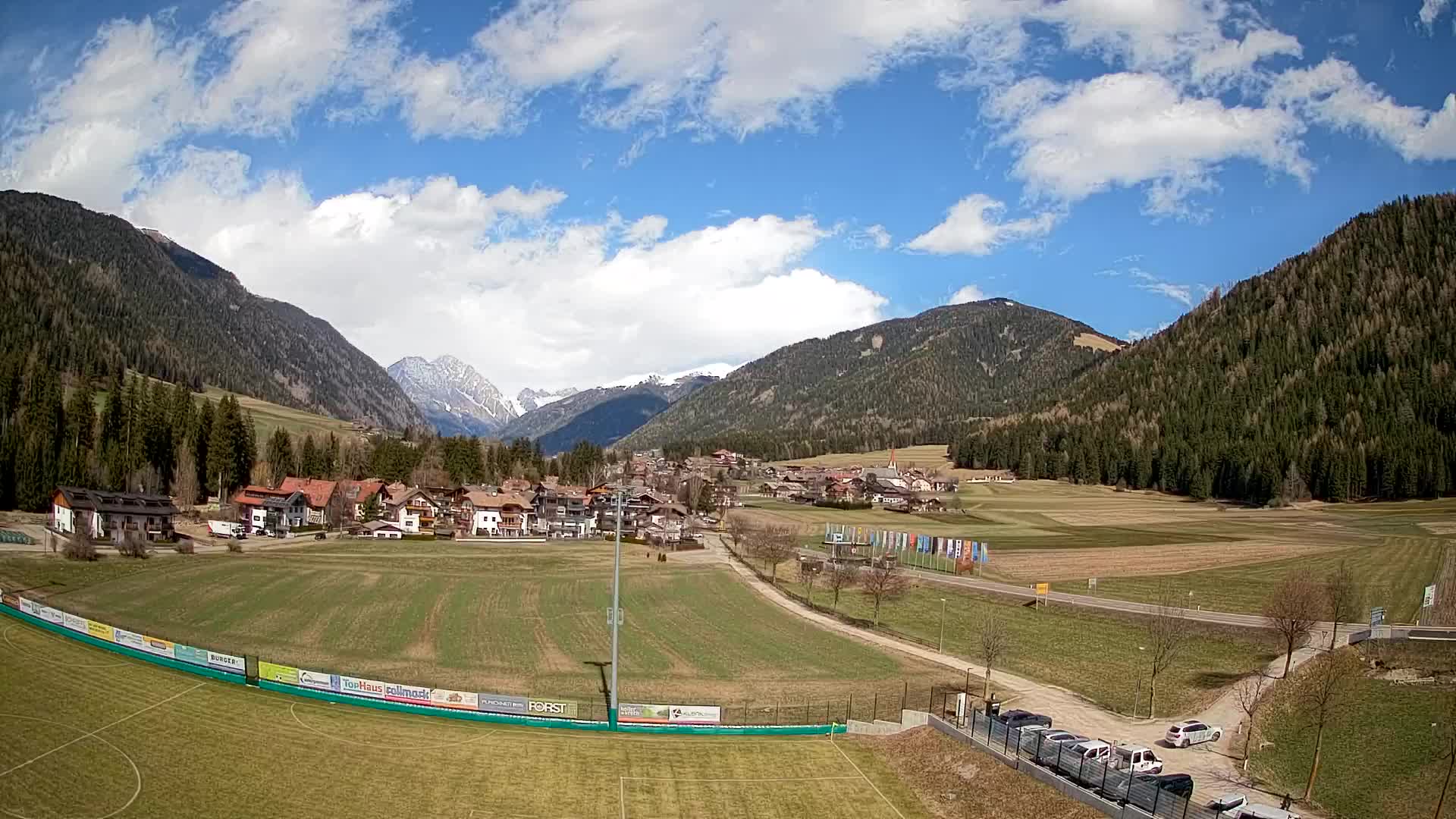 Webcam Niederrasen / Kronplatz – Vista en directo desde el Valle de Anterselva