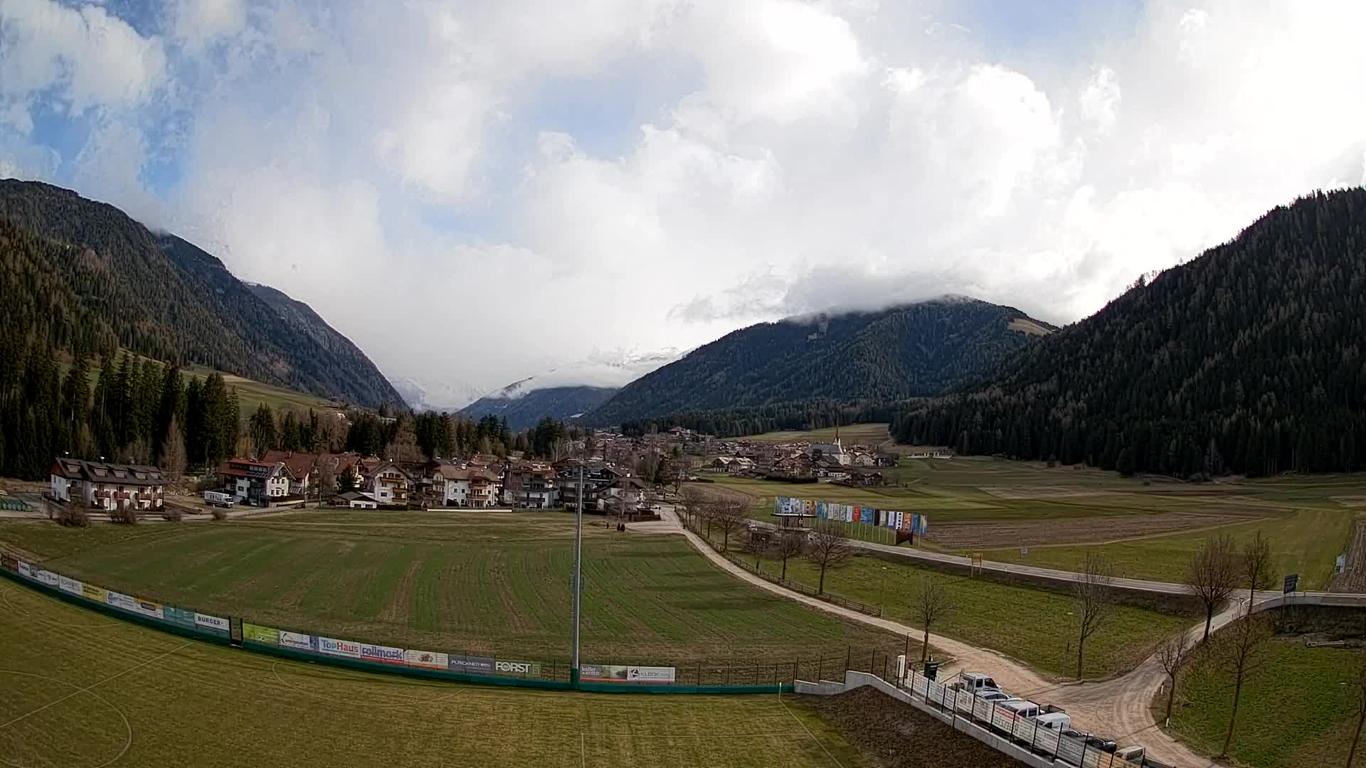 Webcam Niederrasen / Kronplatz – Vista en directo desde el Valle de Anterselva