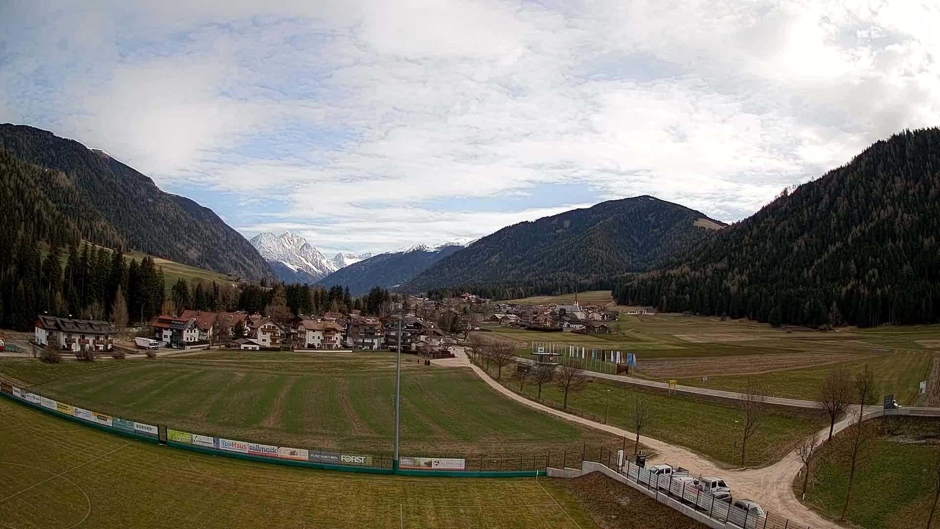 Webcam Niederrasen / Kronplatz – Vista en directo desde el Valle de Anterselva