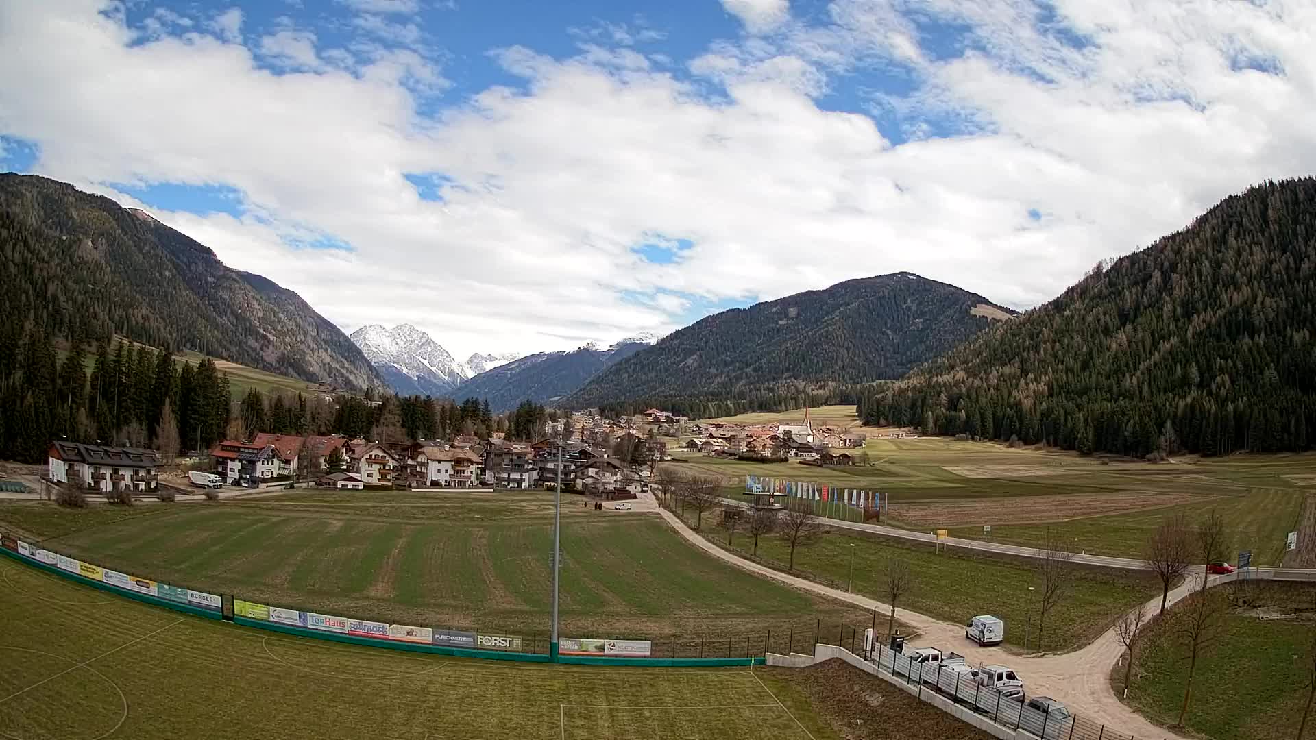 Webcam Niederrasen / Kronplatz – Vista en directo desde el Valle de Anterselva