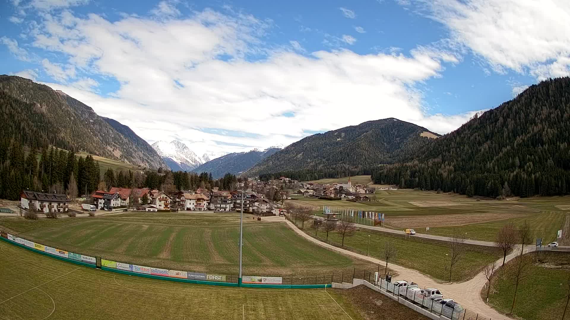 Webcam Niederrasen / Kronplatz – Vista en directo desde el Valle de Anterselva
