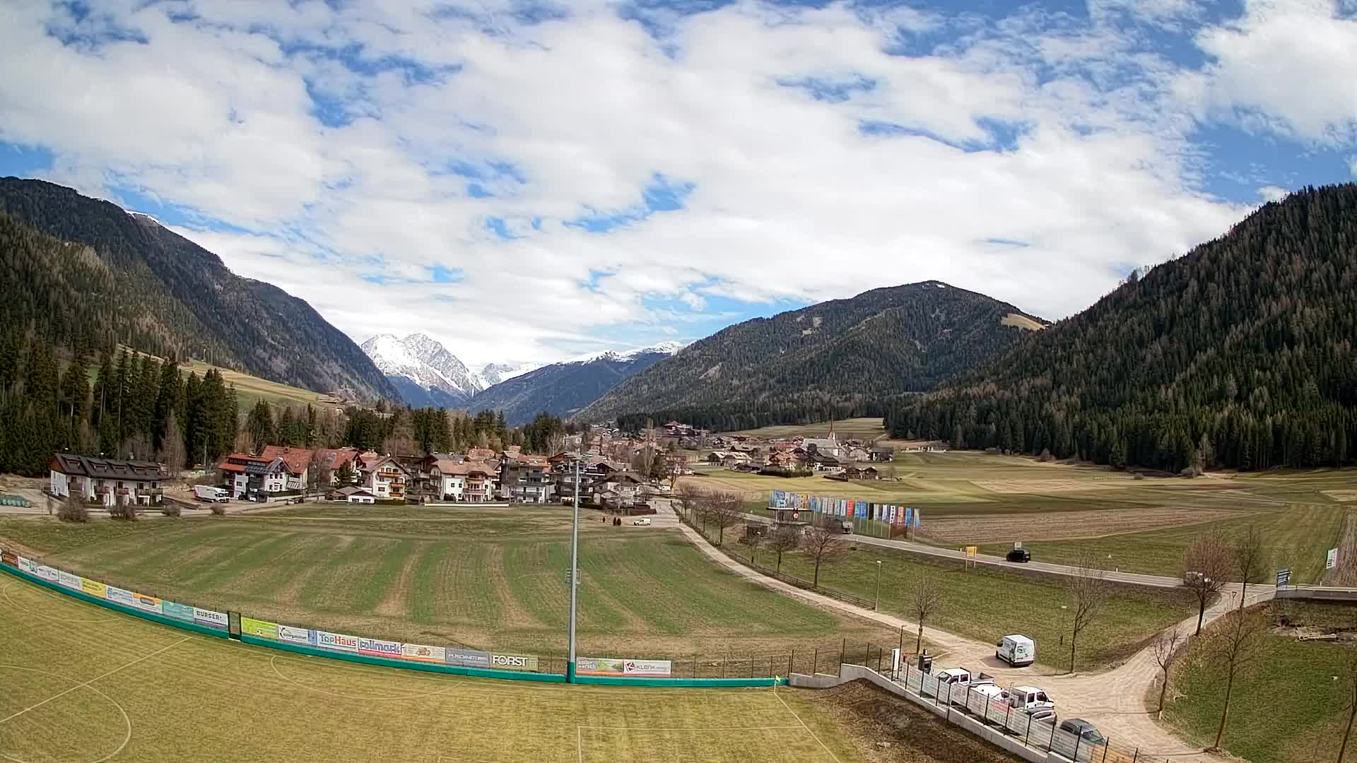 Webcam Niederrasen / Kronplatz – Vista en directo desde el Valle de Anterselva