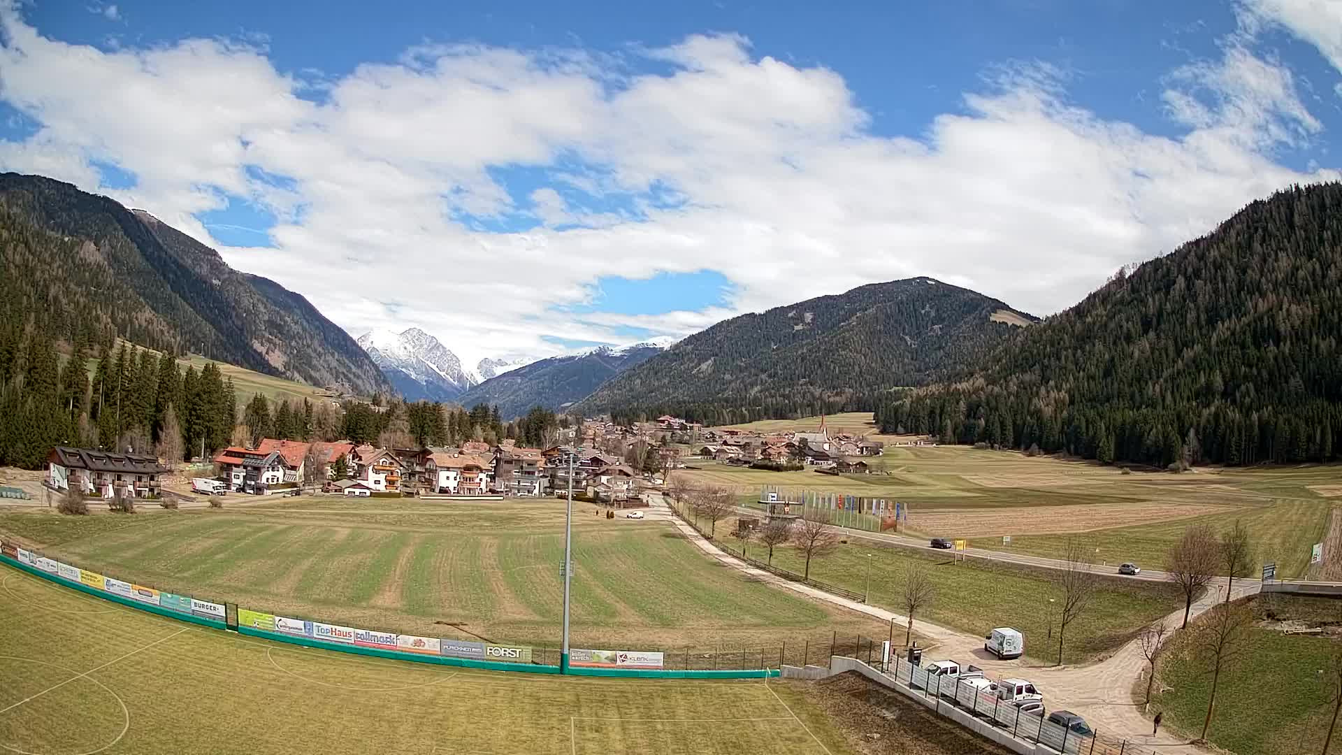 Webcam Niederrasen / Kronplatz – Vista en directo desde el Valle de Anterselva