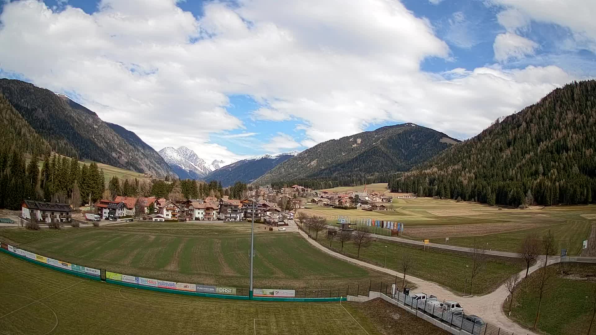 Webcam Niederrasen / Kronplatz – Vista en directo desde el Valle de Anterselva