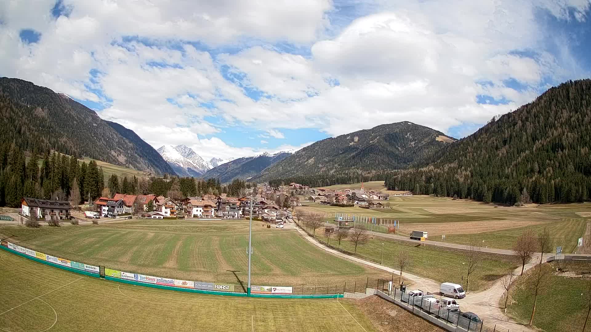 Webcam Niederrasen / Kronplatz – Vista en directo desde el Valle de Anterselva
