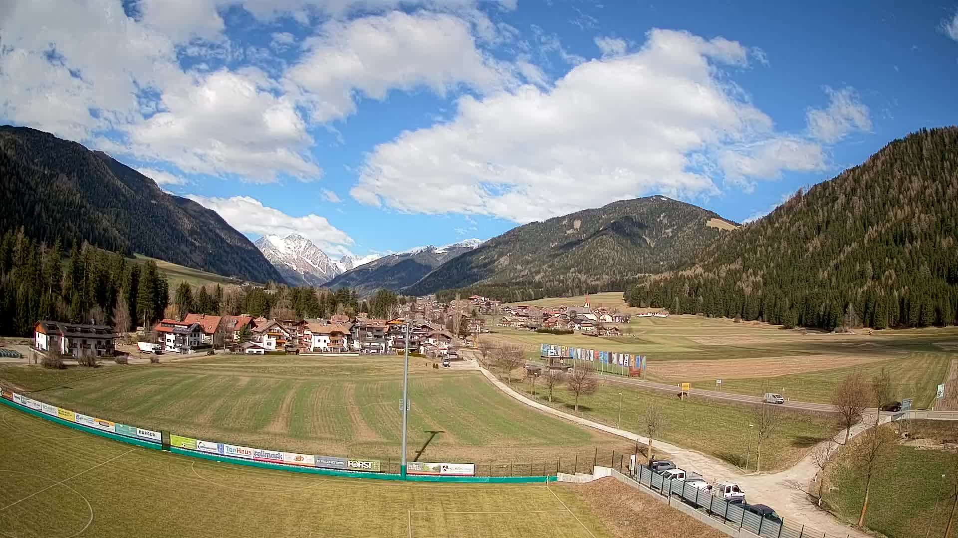 Webcam Niederrasen / Kronplatz – Vista en directo desde el Valle de Anterselva
