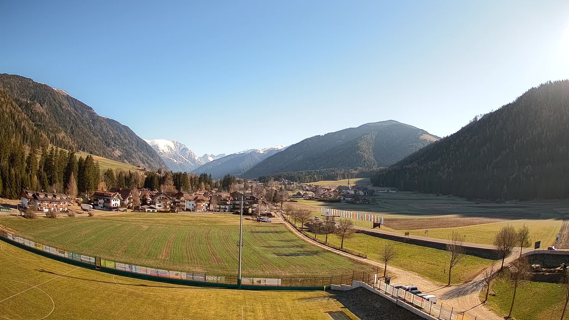 Webcam Niederrasen / Kronplatz – Vista en directo desde el Valle de Anterselva