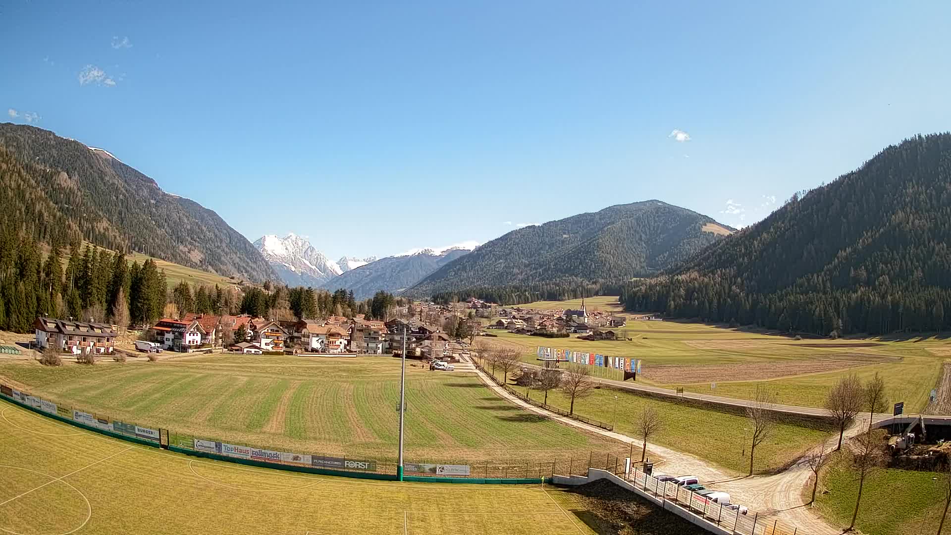 Webcam Niederrasen / Kronplatz – Vista en directo desde el Valle de Anterselva