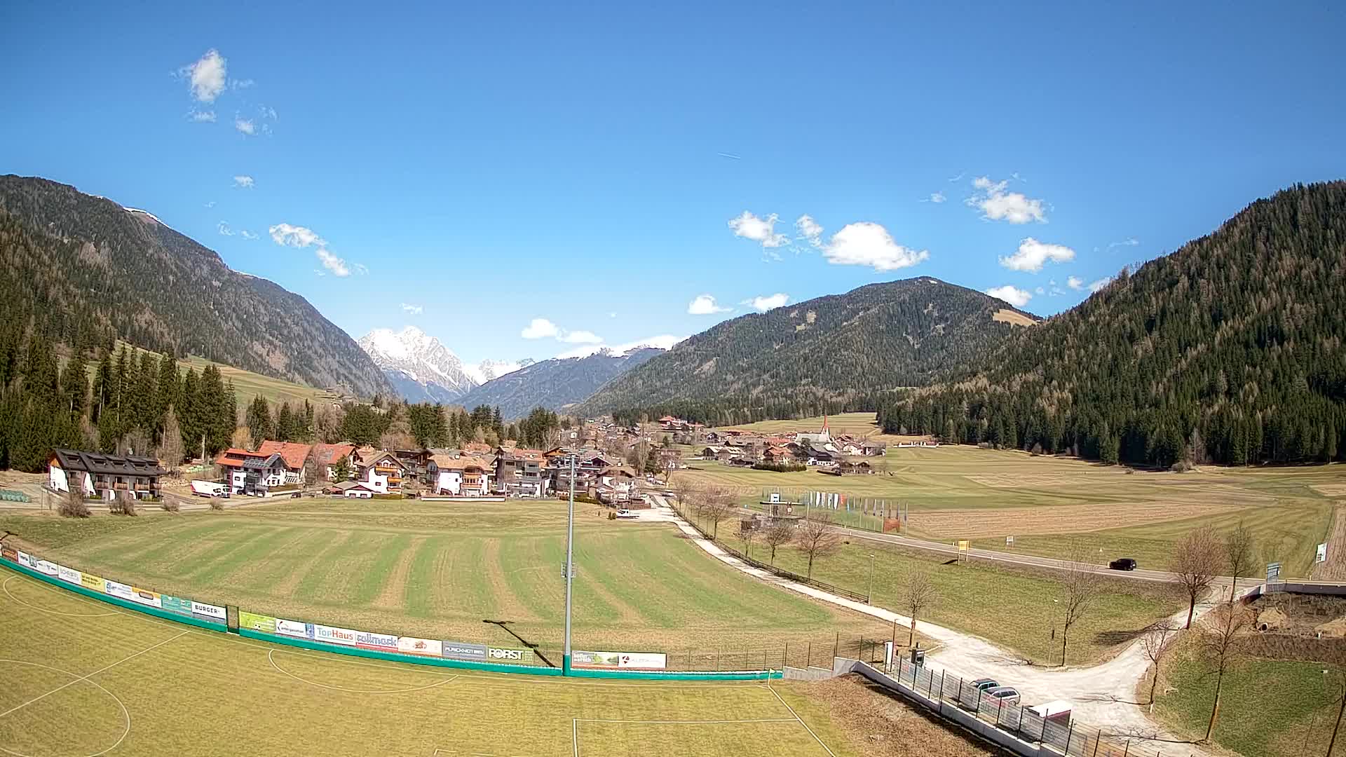 Webcam Niederrasen / Kronplatz – Vista en directo desde el Valle de Anterselva