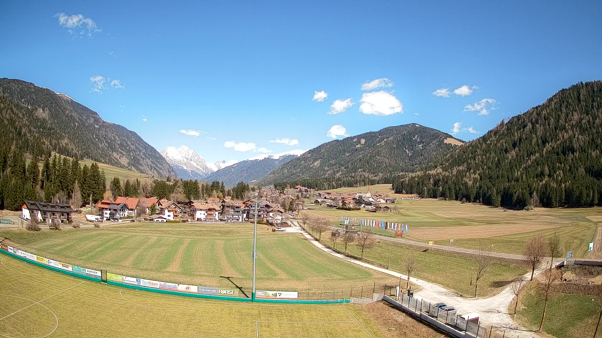 Webcam Niederrasen / Kronplatz – Vista en directo desde el Valle de Anterselva