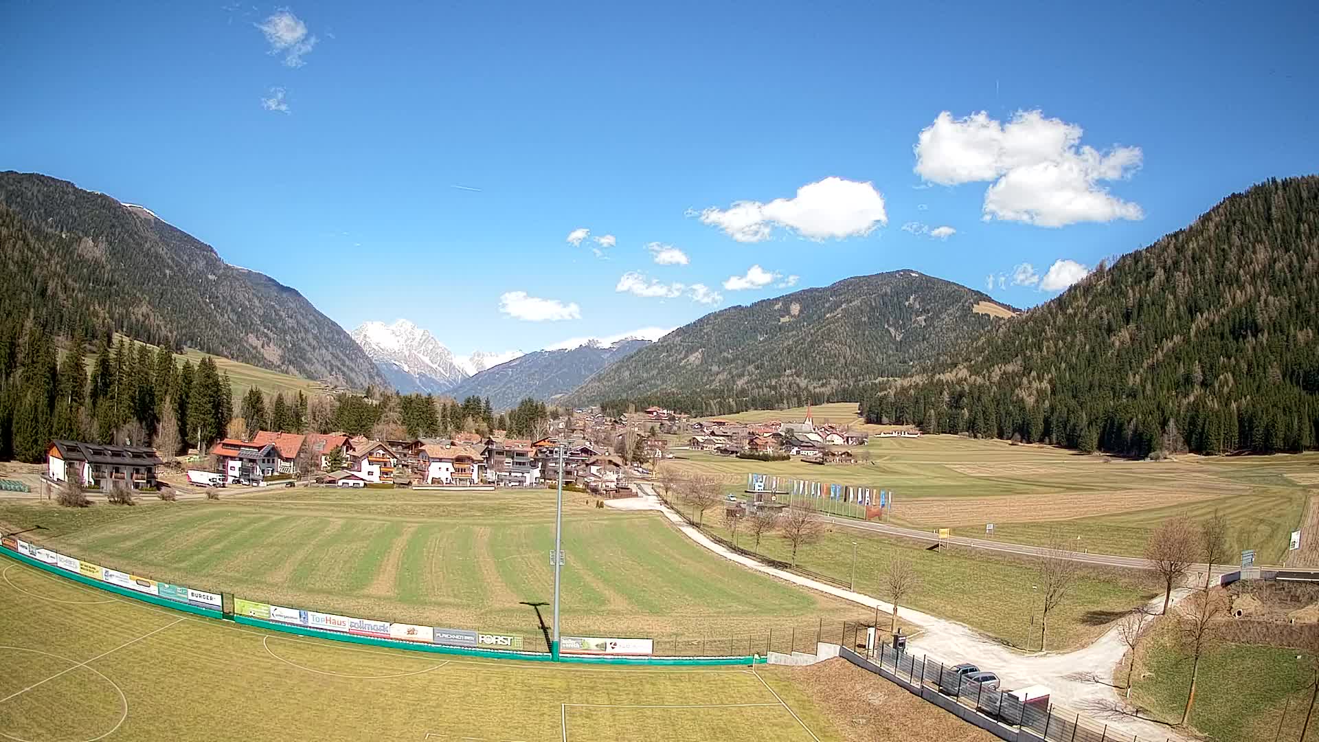 Webcam Niederrasen / Kronplatz – Vista en directo desde el Valle de Anterselva