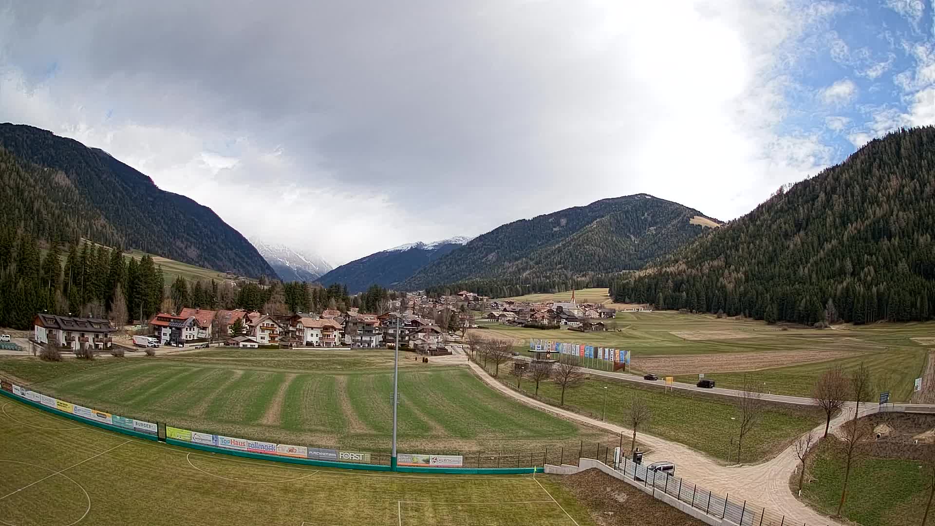 Webcam Niederrasen / Kronplatz – Vista en directo desde el Valle de Anterselva