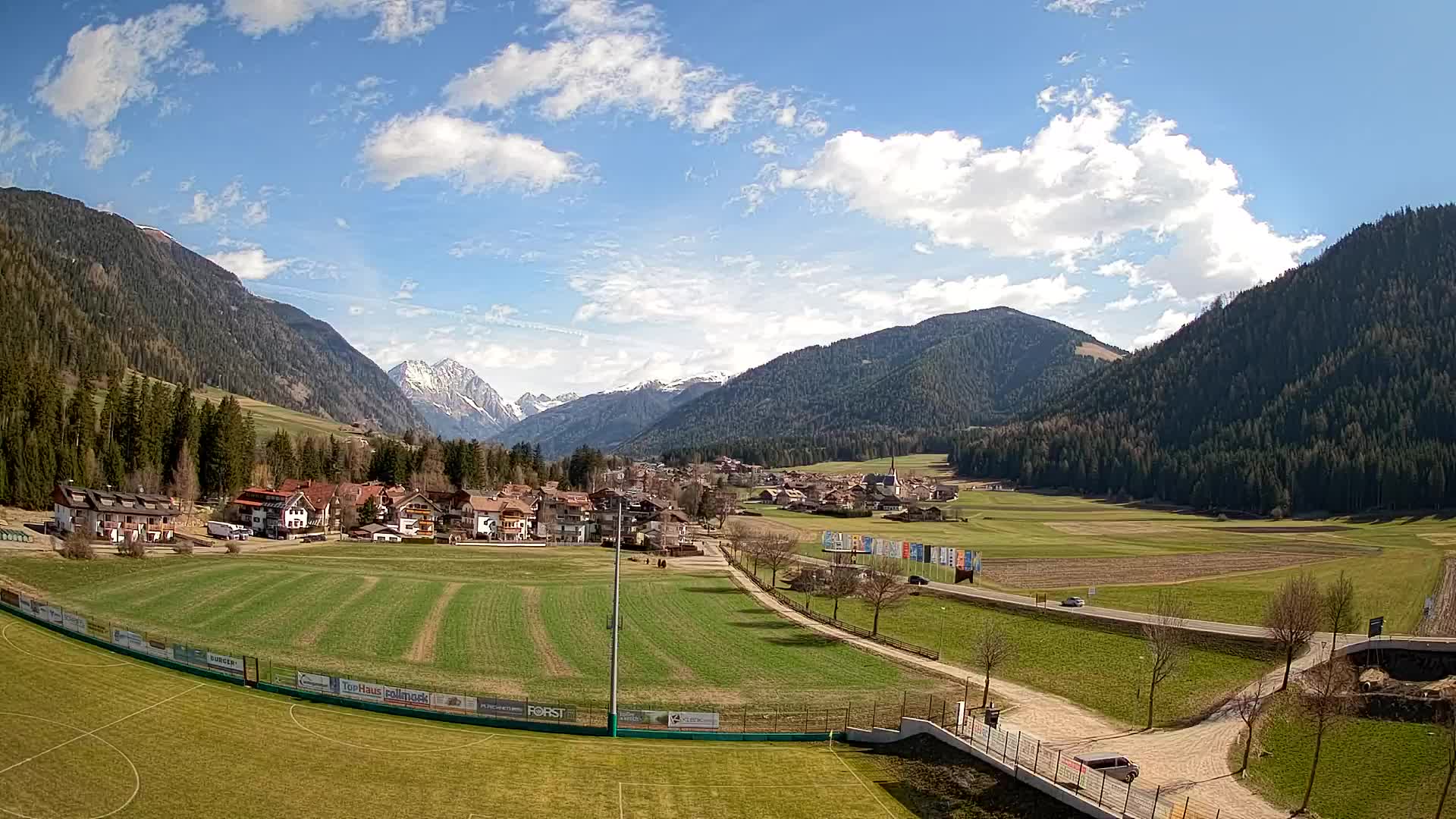 Webcam Niederrasen / Kronplatz – Vista en directo desde el Valle de Anterselva