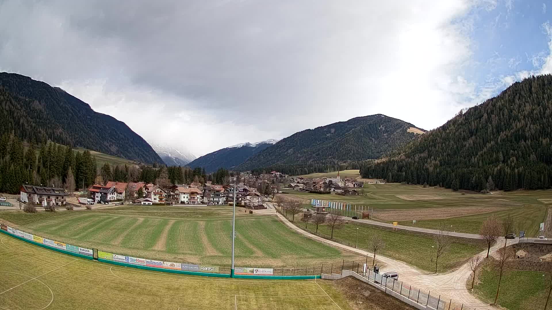 Webcam Niederrasen / Kronplatz – Vista en directo desde el Valle de Anterselva