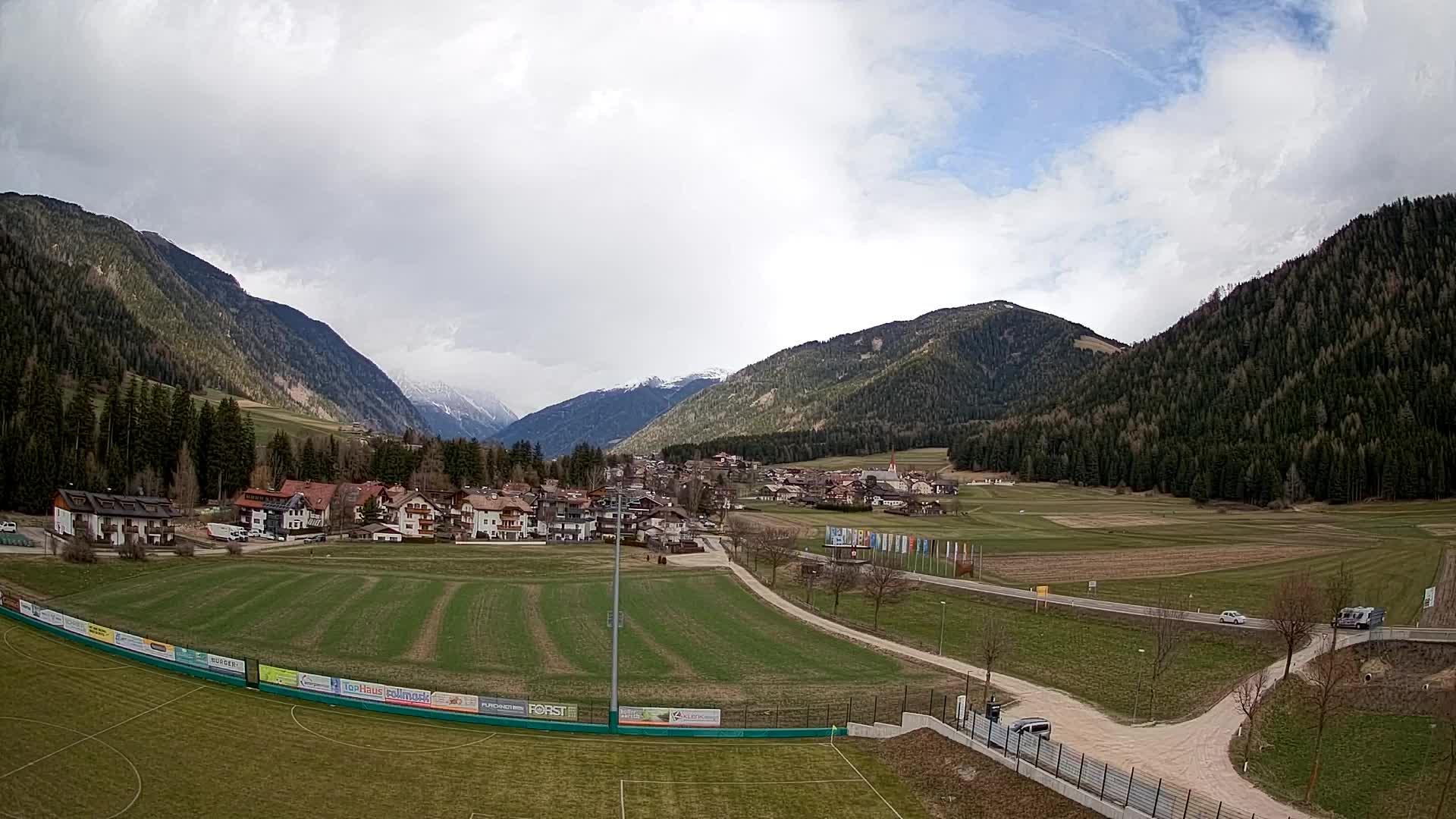 Webcam Niederrasen / Kronplatz – Vista en directo desde el Valle de Anterselva