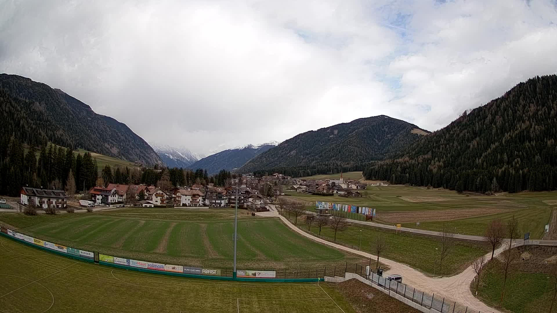 Webcam Niederrasen / Kronplatz – Vista en directo desde el Valle de Anterselva