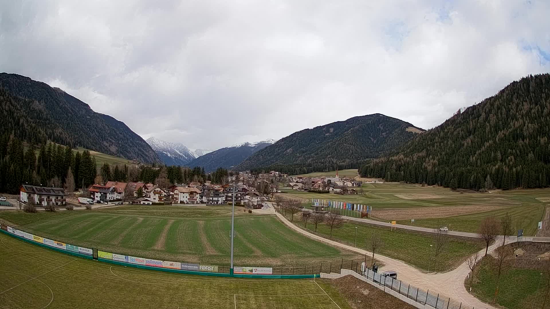 Webcam Niederrasen / Kronplatz – Vista en directo desde el Valle de Anterselva