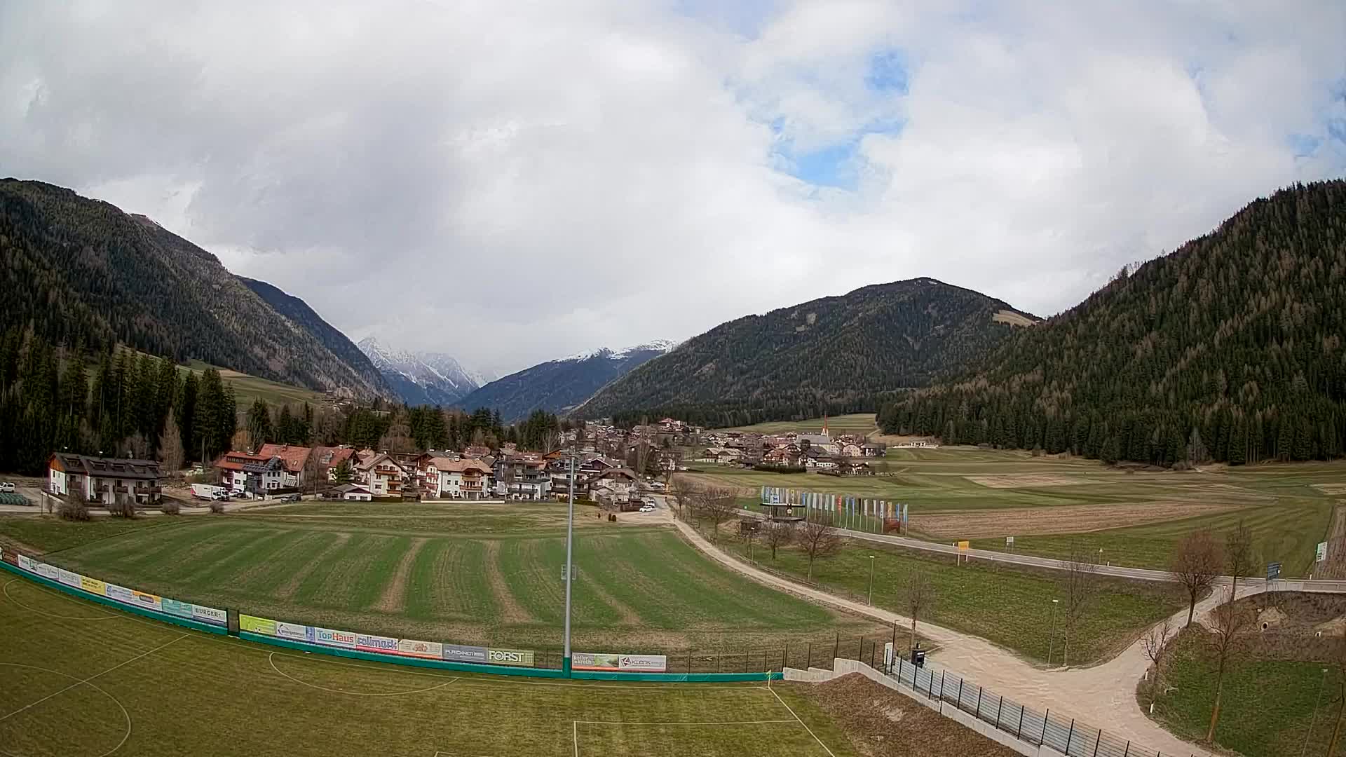 Webcam Niederrasen / Kronplatz – Vista en directo desde el Valle de Anterselva