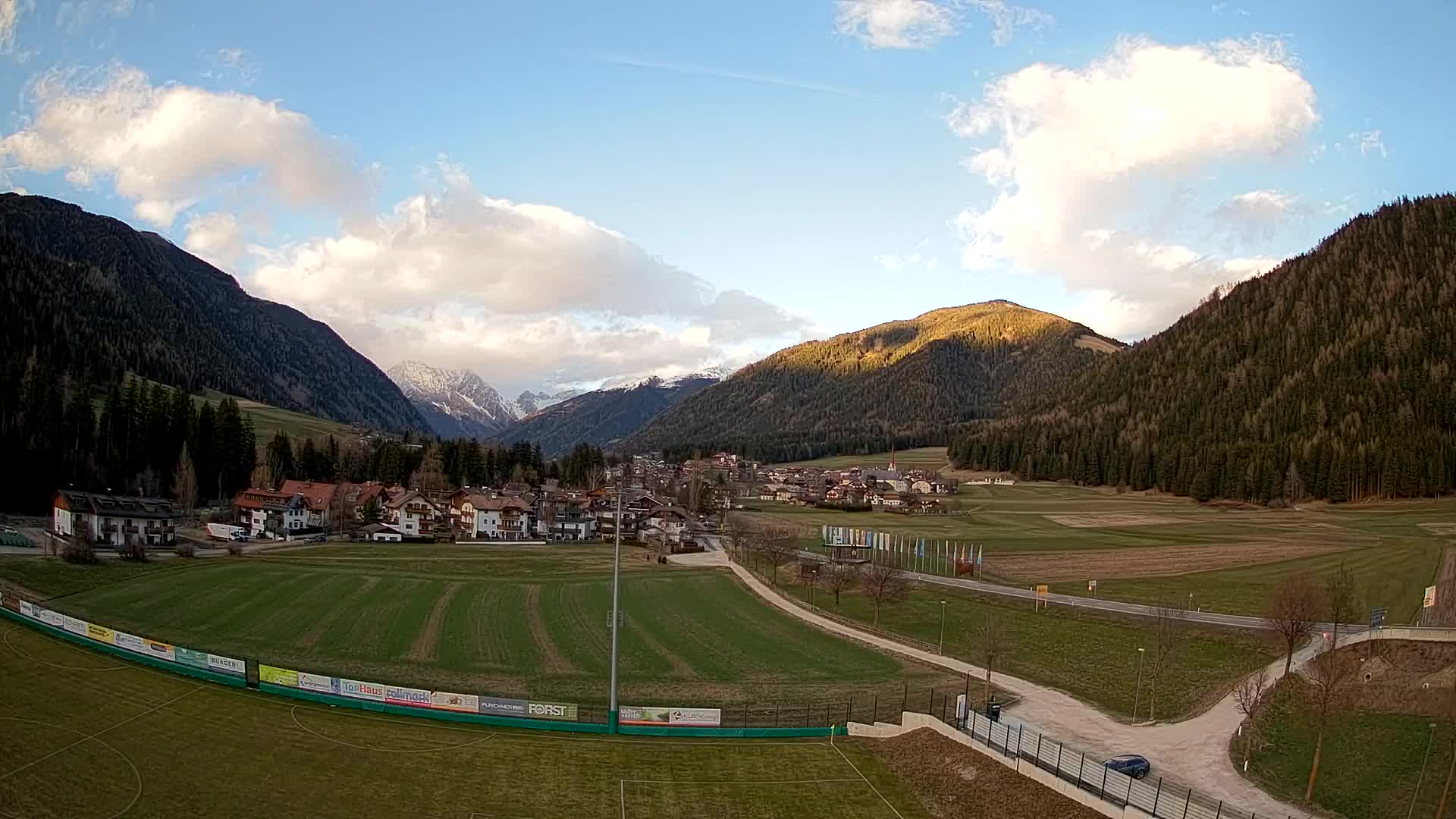 Webcam Niederrasen / Kronplatz – Vista en directo desde el Valle de Anterselva