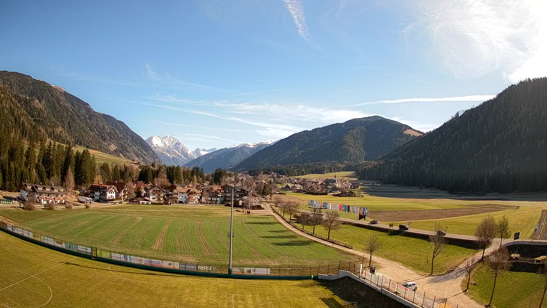 Webcam Niederrasen / Kronplatz – Vista en directo desde el Valle de Anterselva
