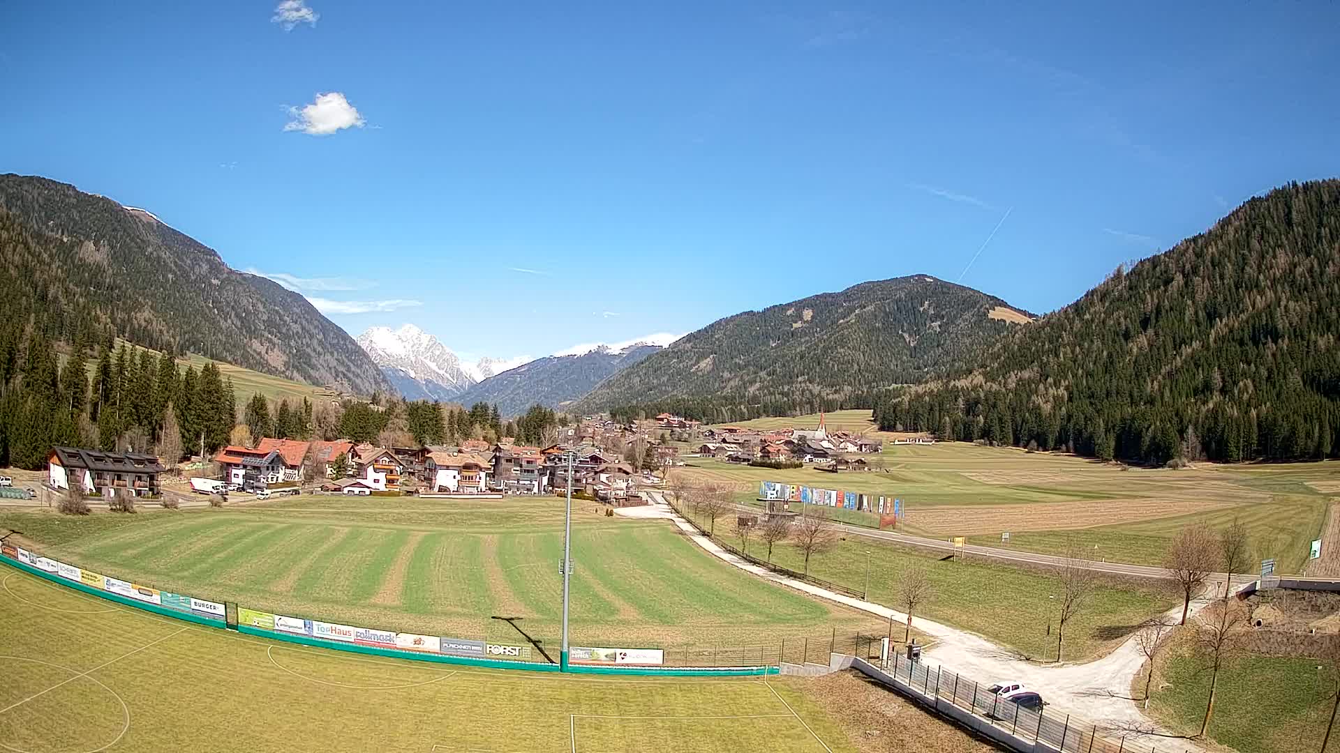 Webcam Niederrasen / Kronplatz – Vista en directo desde el Valle de Anterselva