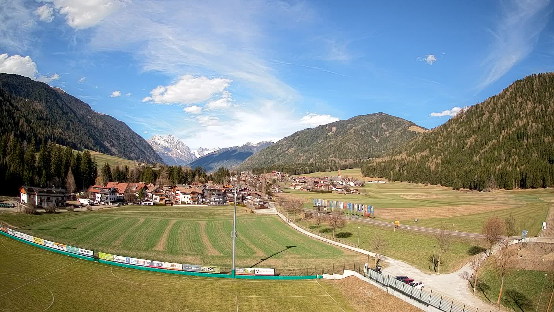 Webcam Niederrasen / Kronplatz – Vista en directo desde el Valle de Anterselva