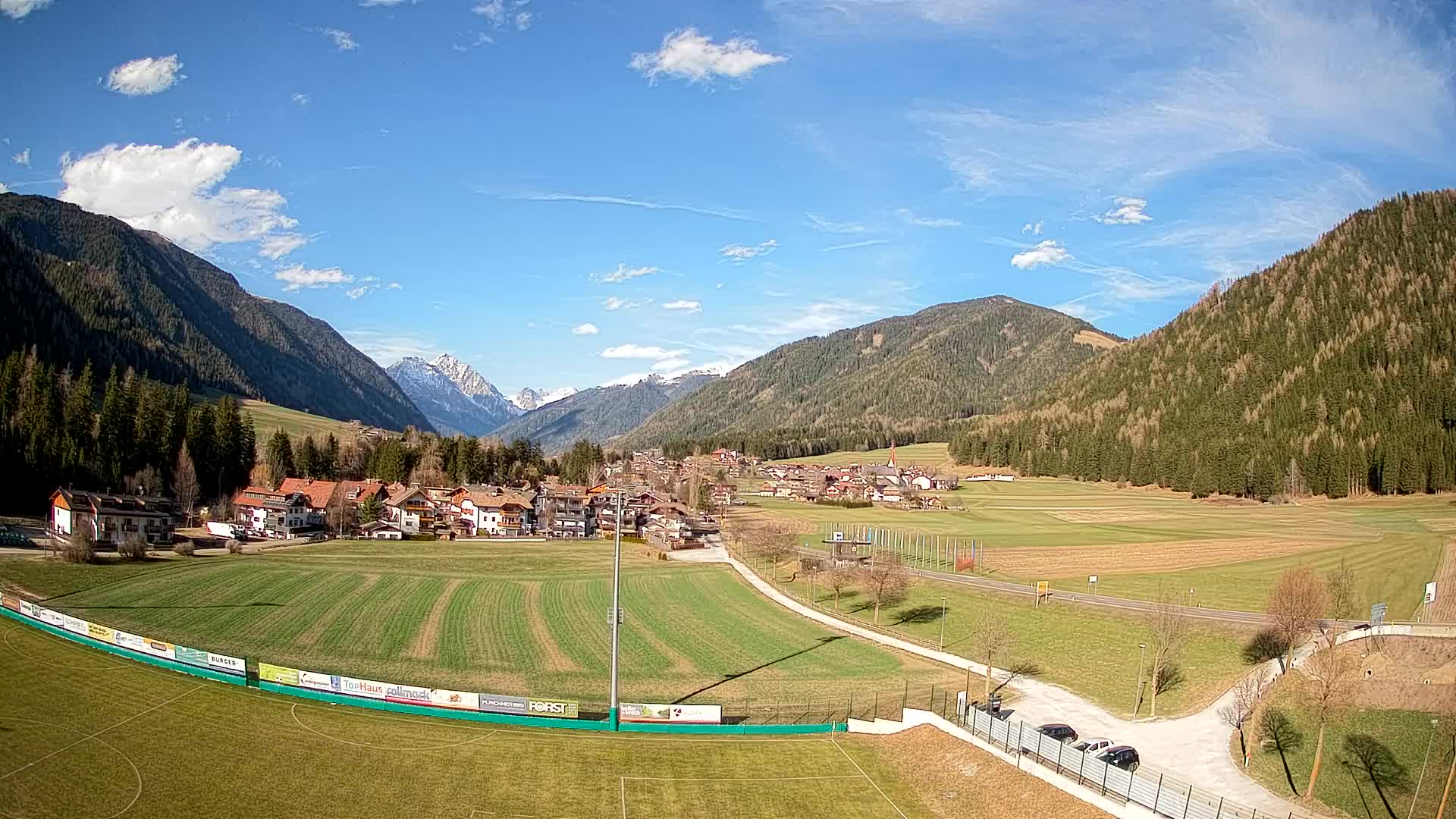 Webcam Niederrasen / Kronplatz – Vista en directo desde el Valle de Anterselva