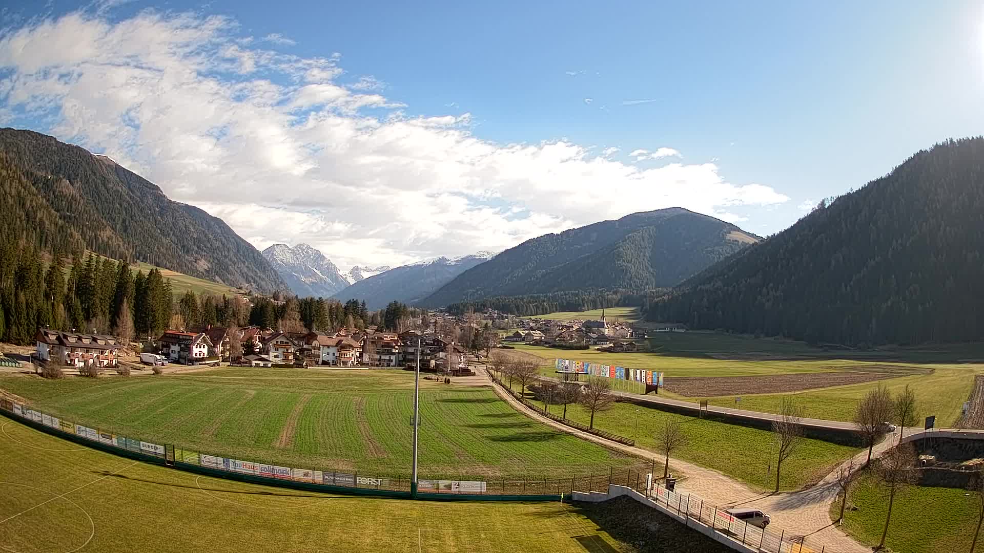 Webcam Niederrasen / Kronplatz – Vista en directo desde el Valle de Anterselva