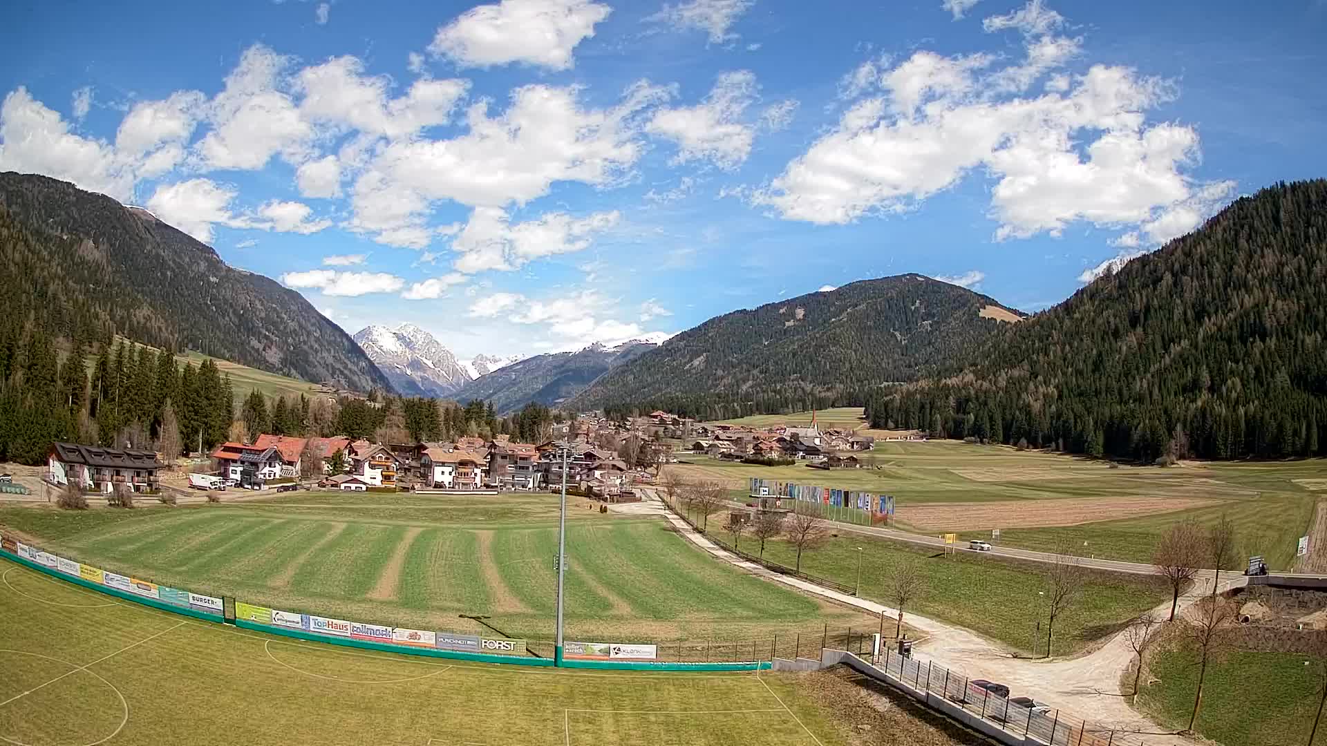 Webcam Niederrasen / Kronplatz – Vista en directo desde el Valle de Anterselva