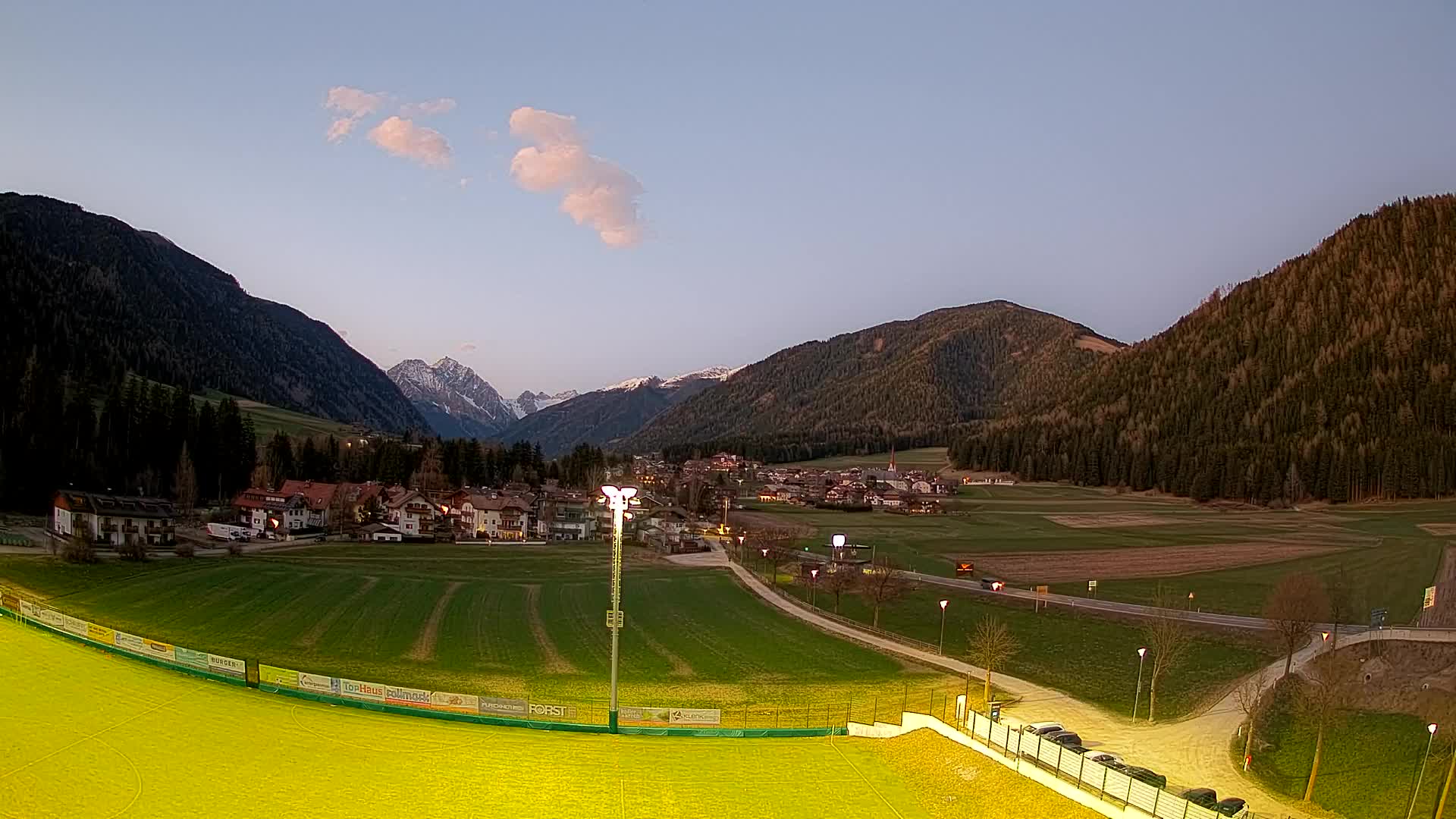 Webcam Niederrasen / Kronplatz – Vista en directo desde el Valle de Anterselva