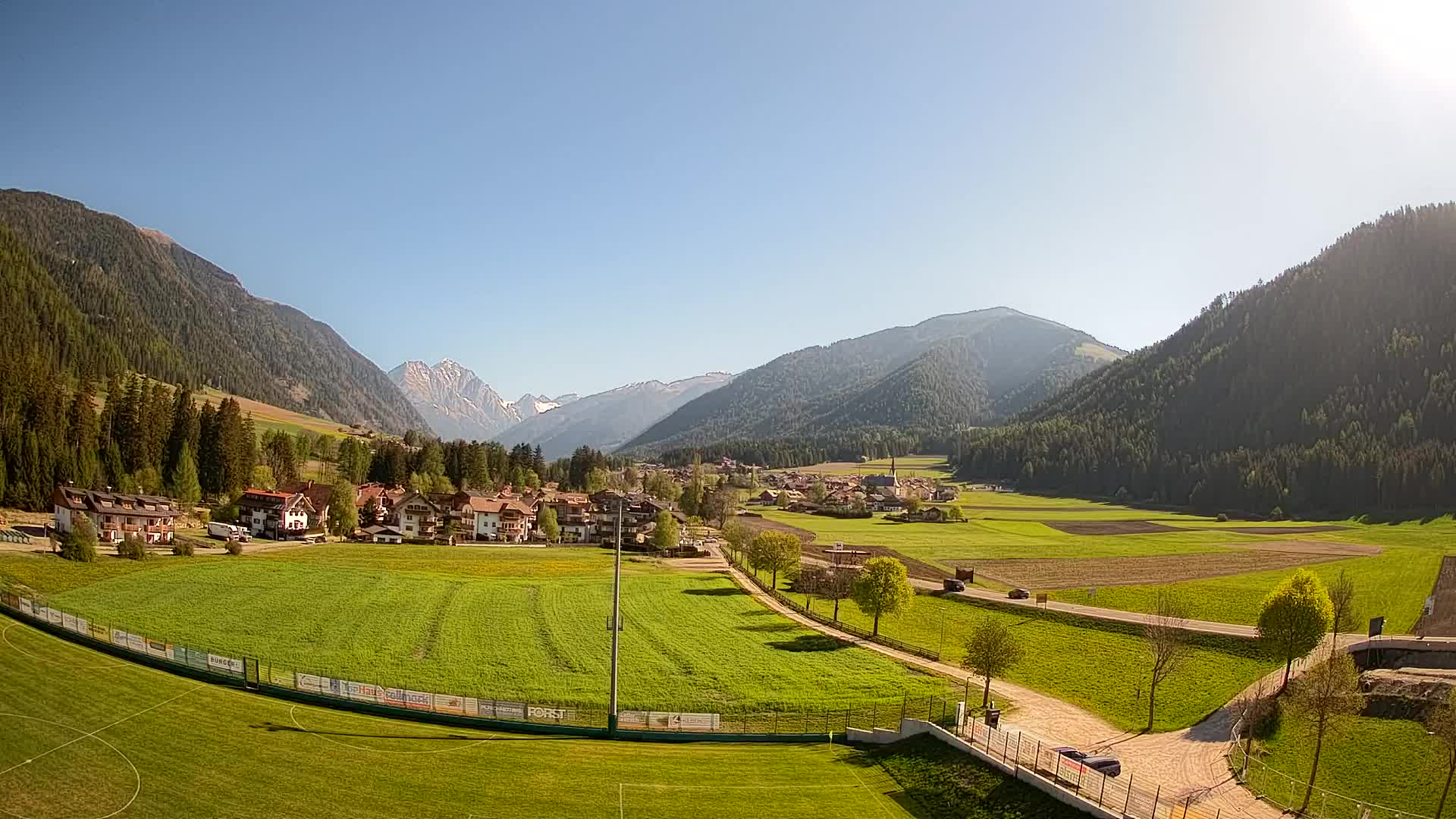 Webcam Rasun di Sotto / Plan de Corones – Vista live dalla Val Anterselva
