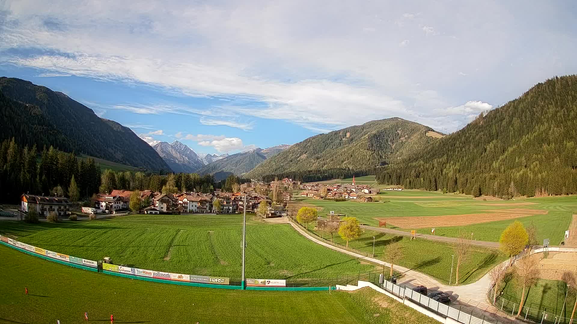 Webcam Niederrasen / Kronplatz – Vista en directo desde el Valle de Anterselva